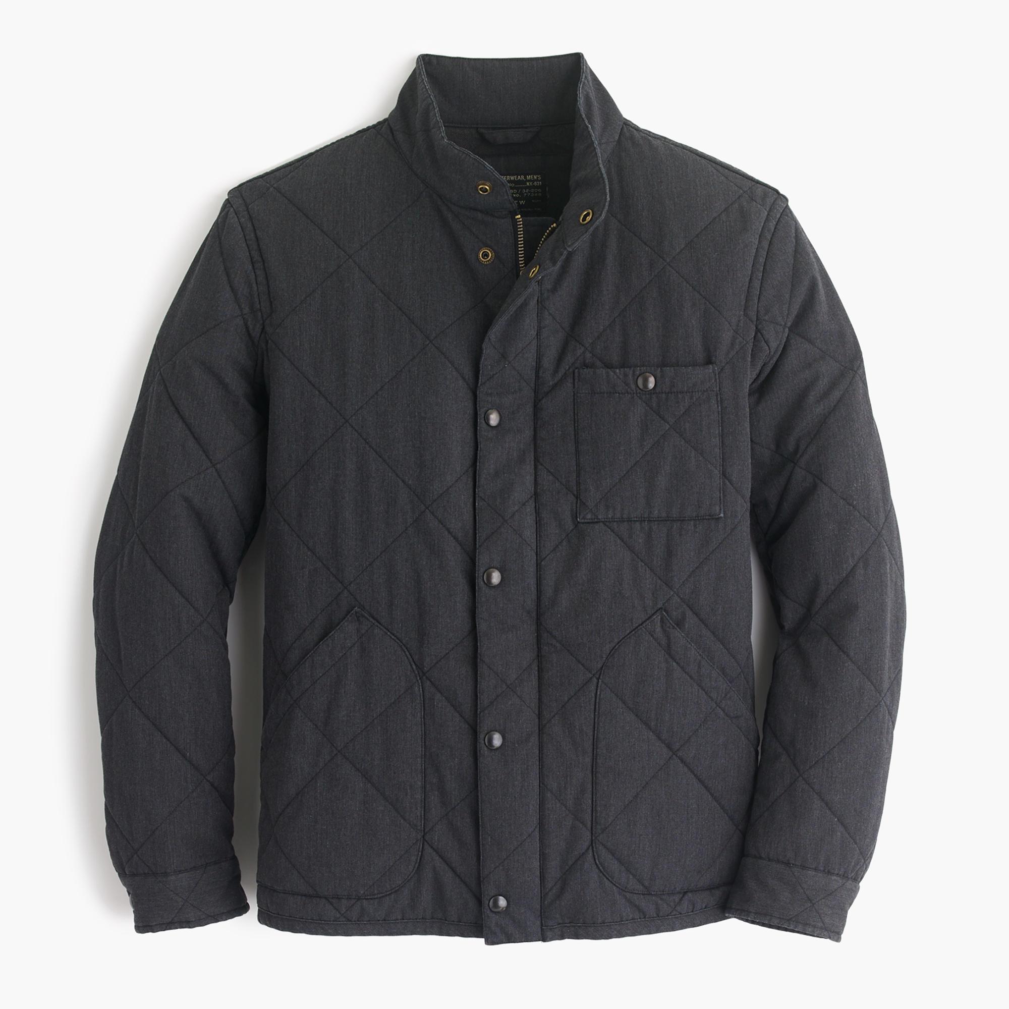 J.crew Sussex Quilted Jacket in Black for Men | Lyst