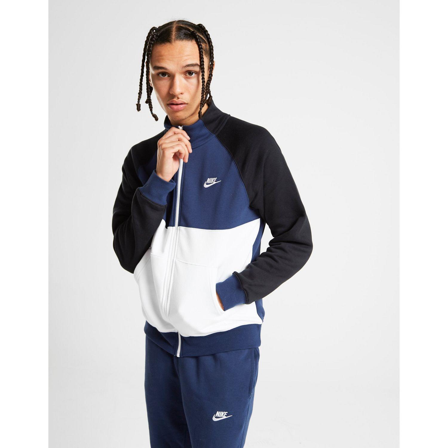 nike fleece tracksuit jd