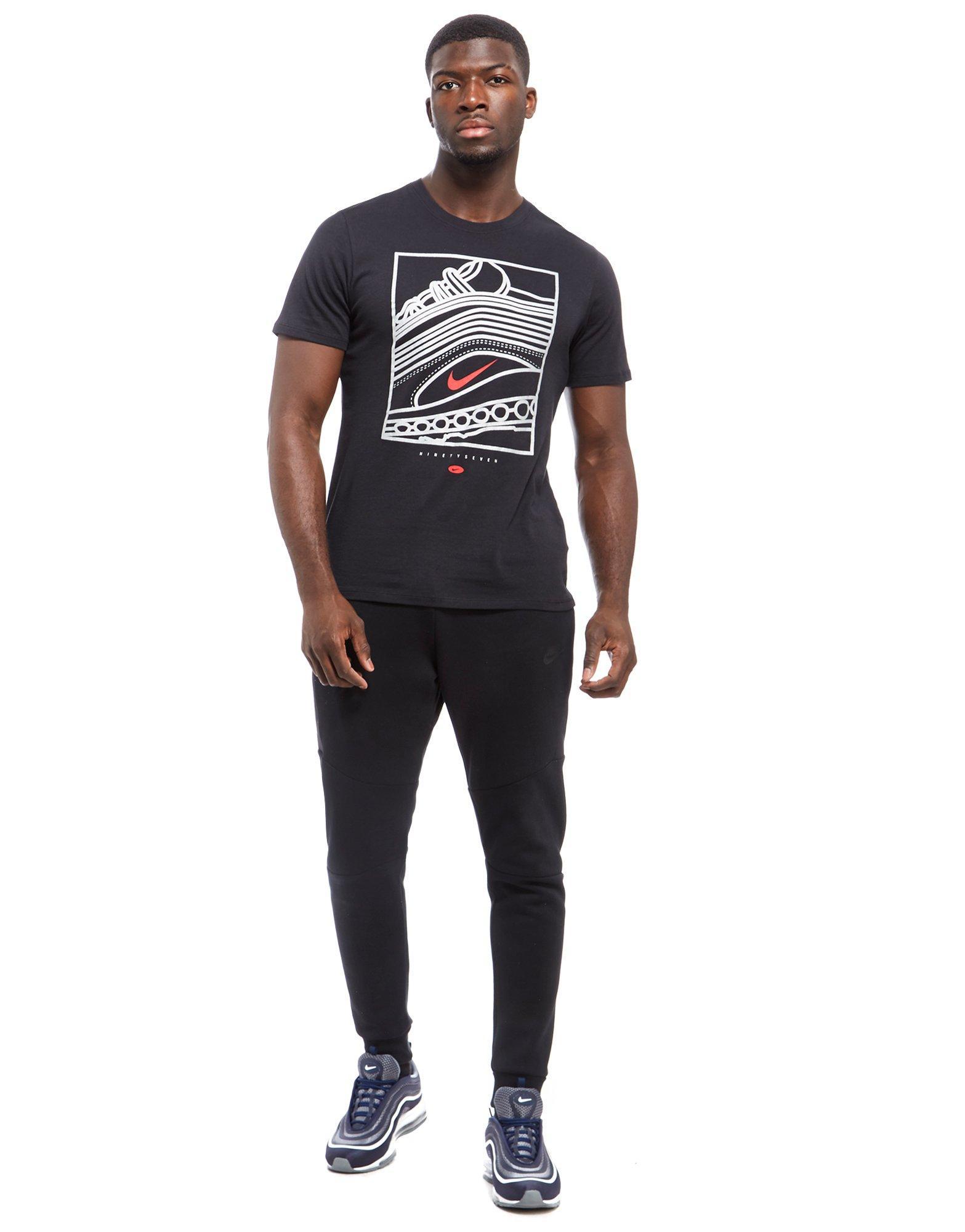 Nike Cotton Air Max 97 T shirt in Black for Men Lyst Nike Air Max Gel T shirt in White for Men Lyst
