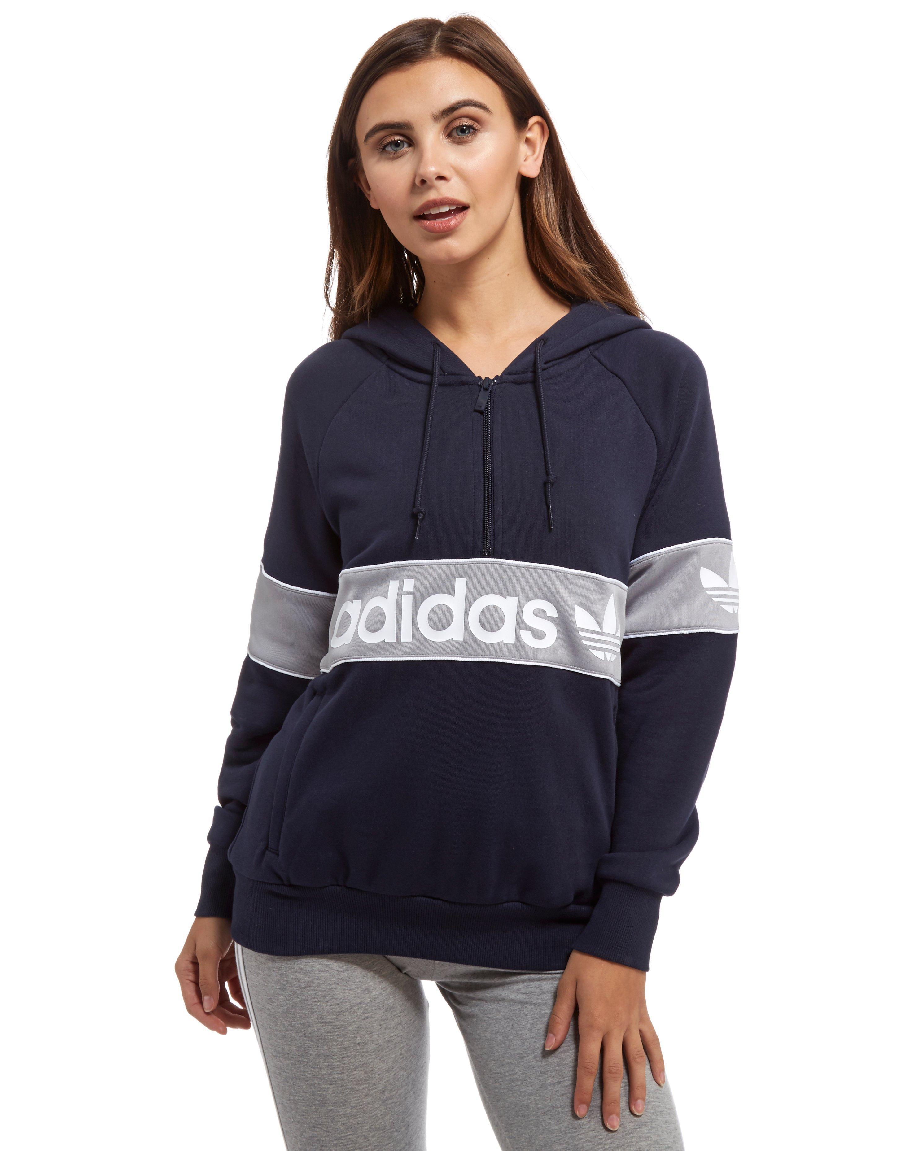 womens navy adidas hoodie