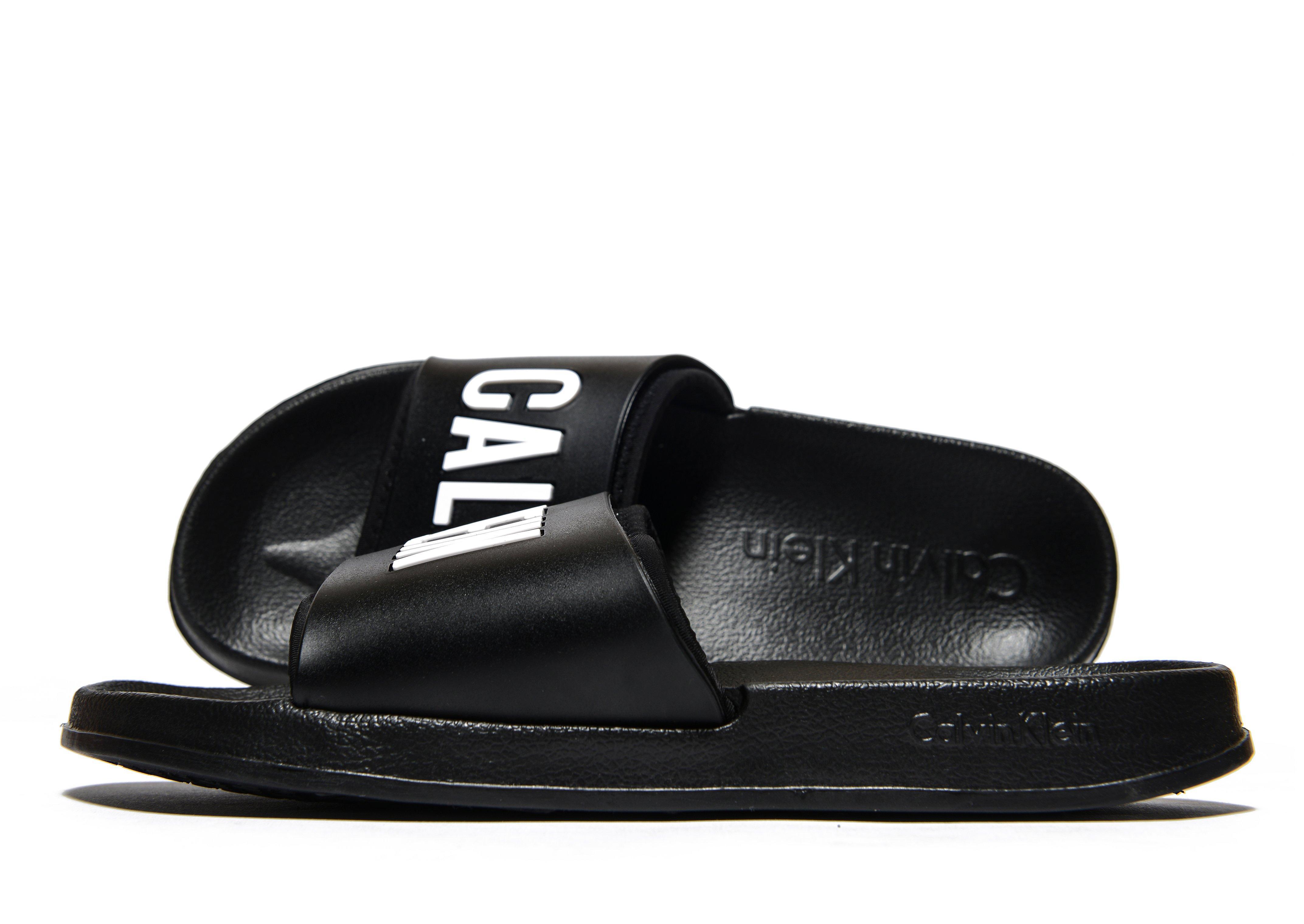 Lyst - Calvin klein Jeans Intense Power Swim Slide Sandal in Black for ...