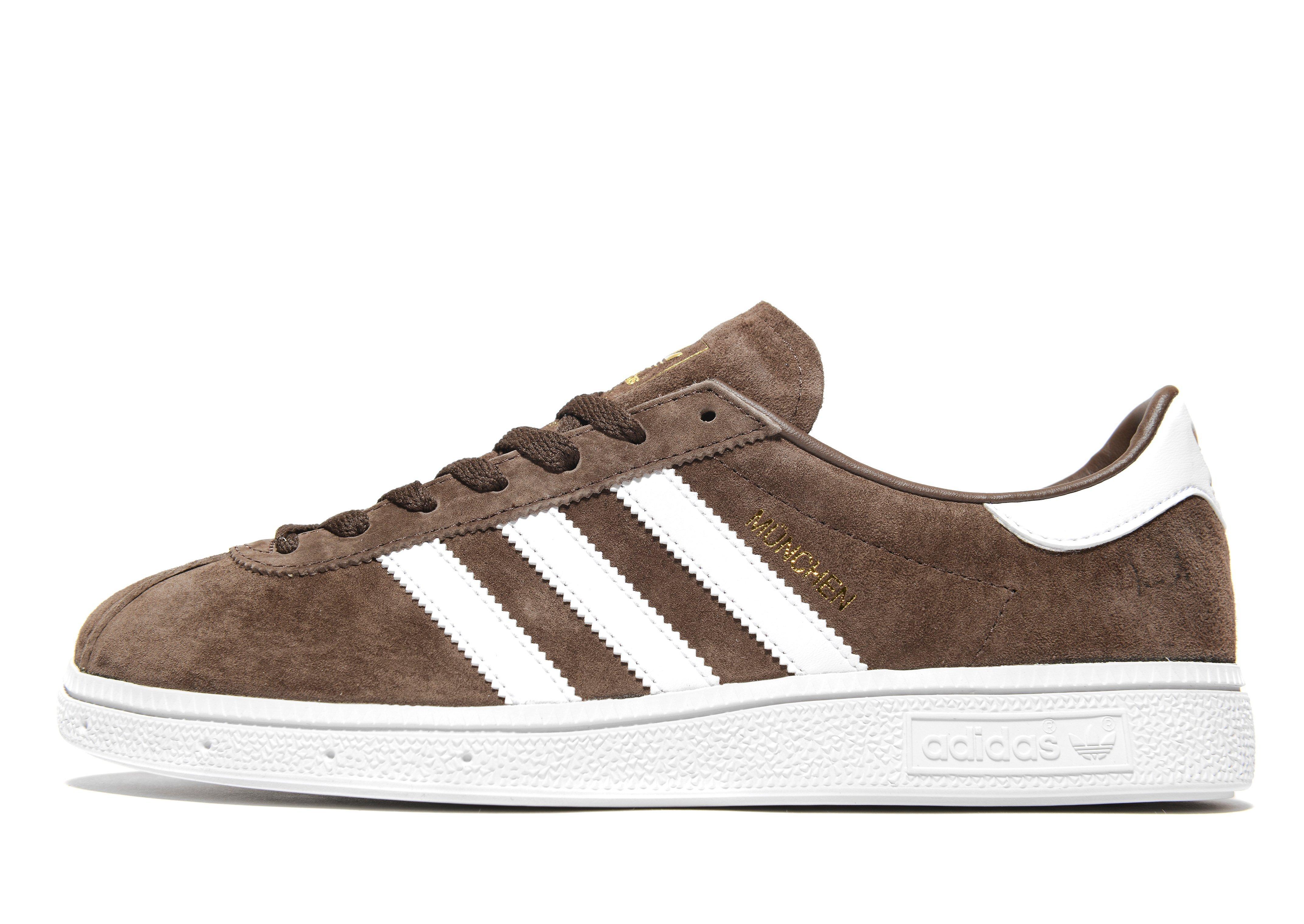 lyst adidas originals münchen in braun für männer lyst adidas originals münchen in braun für männer