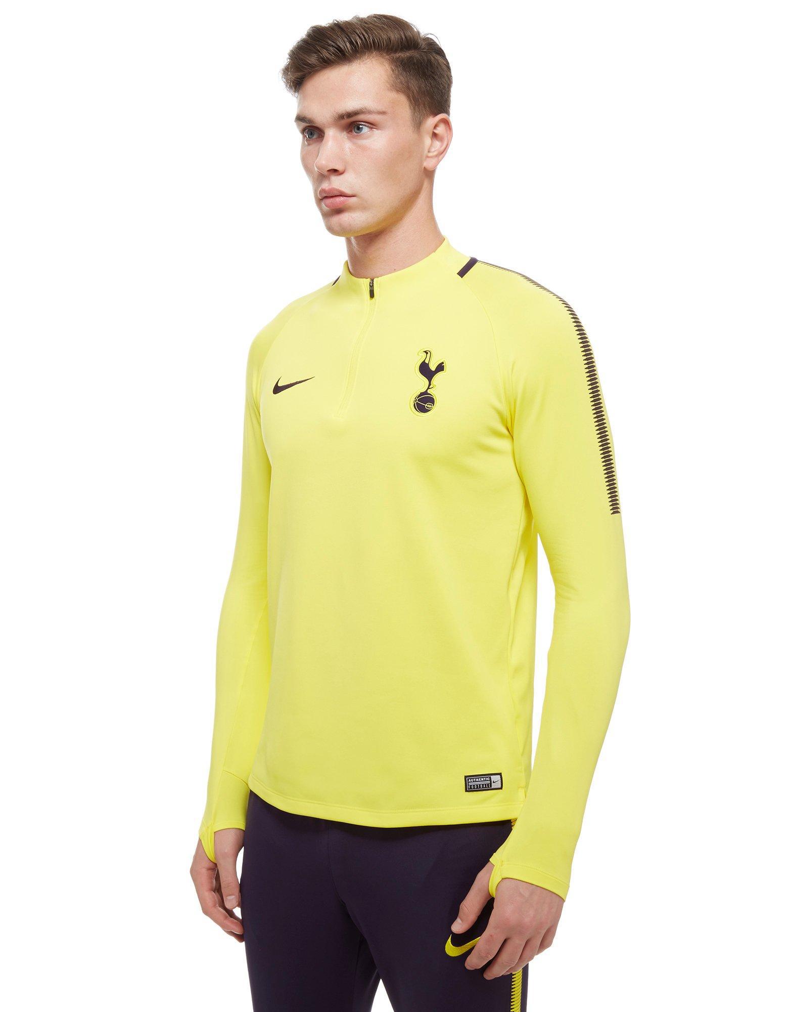 Lyst - Nike Tottenham Hotspur 2017 Squad Drill Top in Yellow for Men