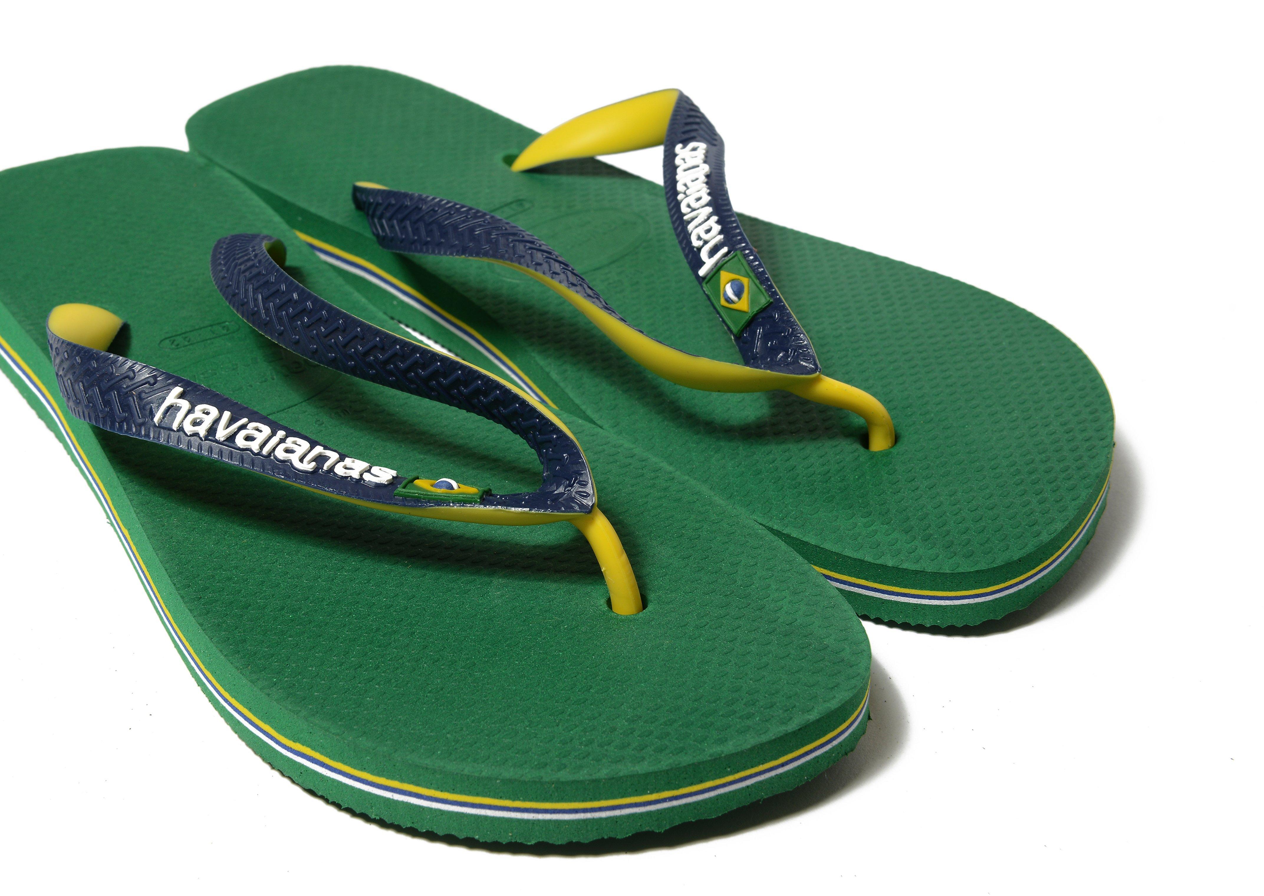 Lyst Havaianas Brazil Mix Flip Flops In Green