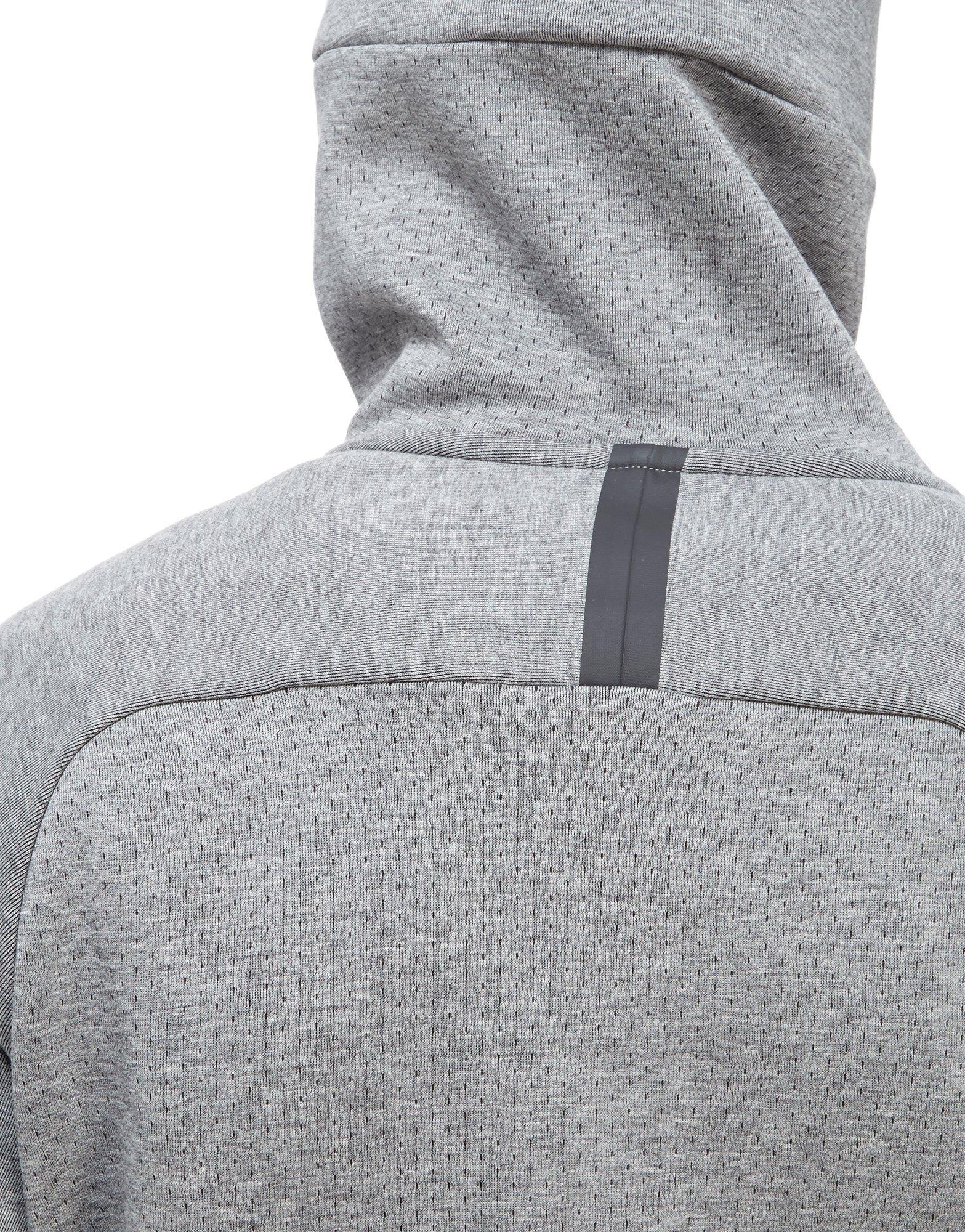 nike ladies oatmeal overhead fleece hoodie