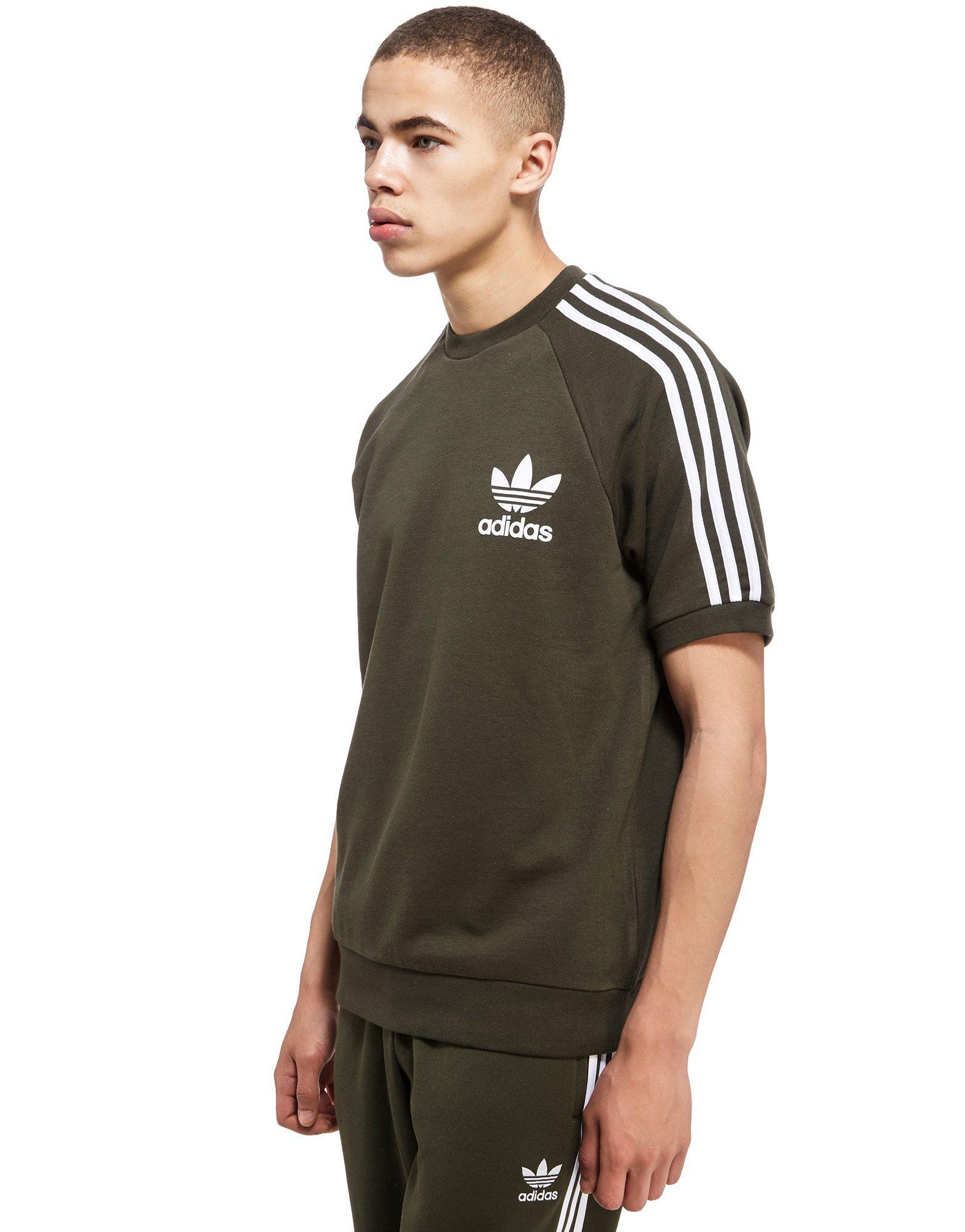 adidas short sleeve sweatshirt