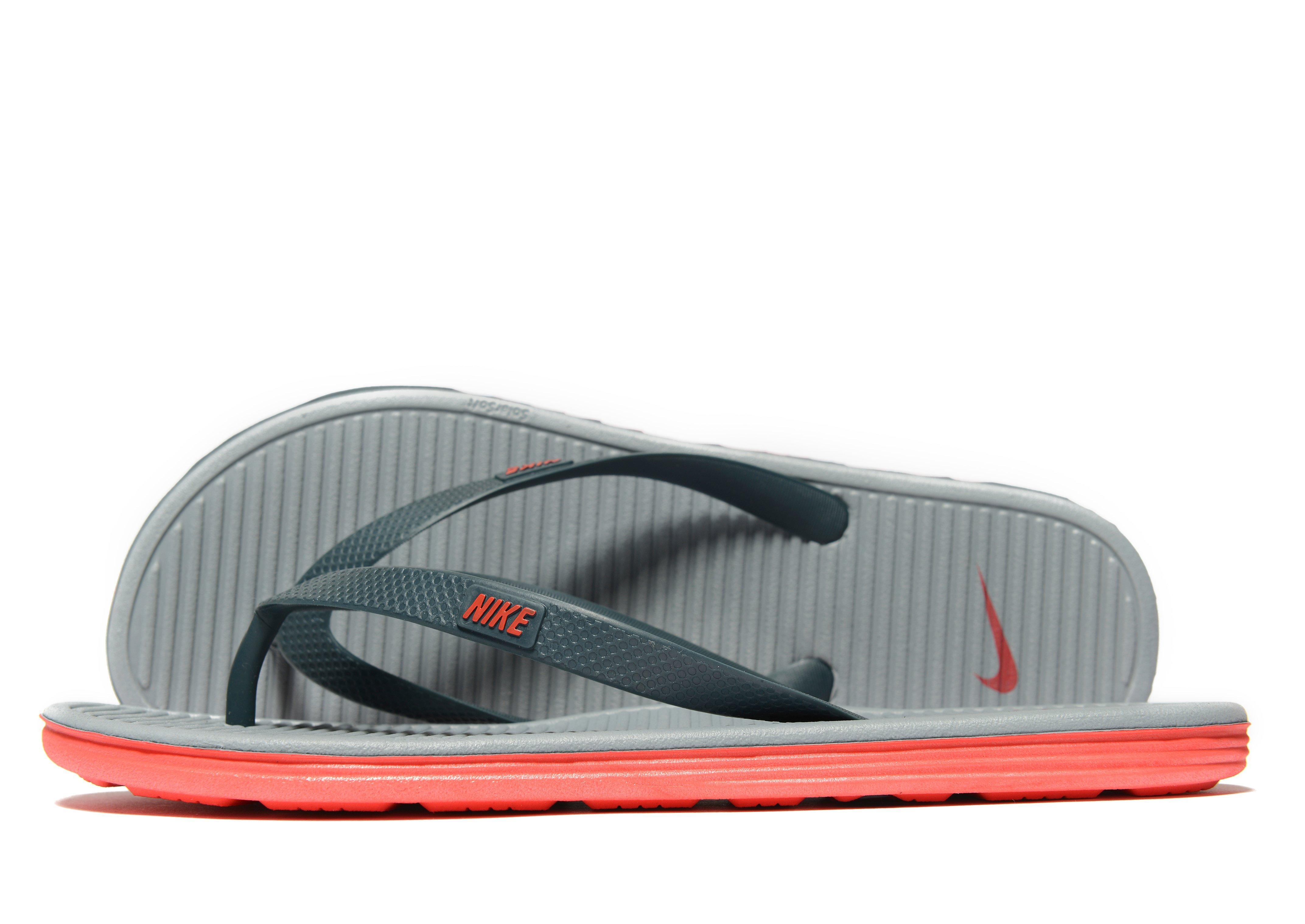 Lyst Nike Solarsoft Ii Flipflops in Gray for Men