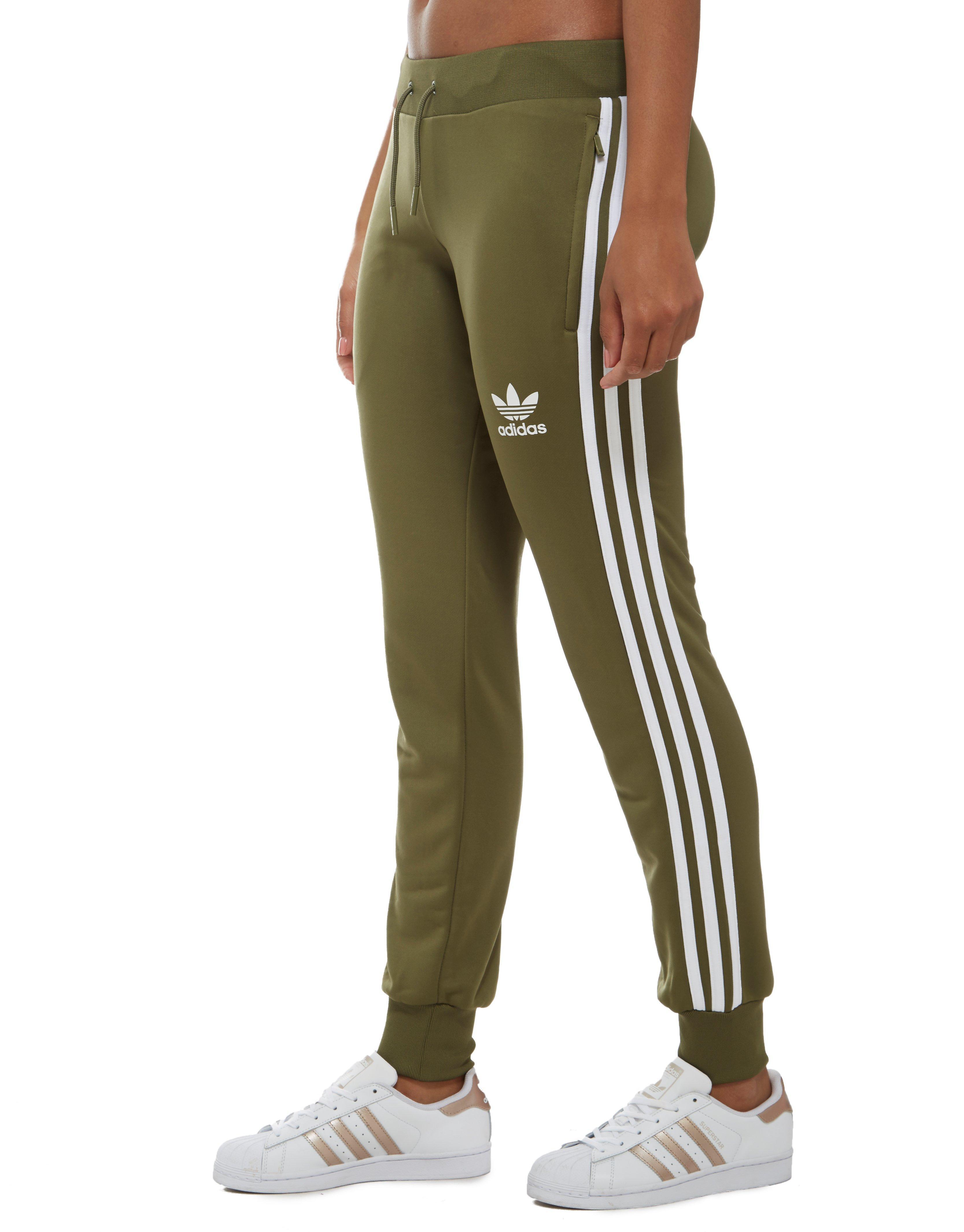 green adidas tracksuit bottoms womens