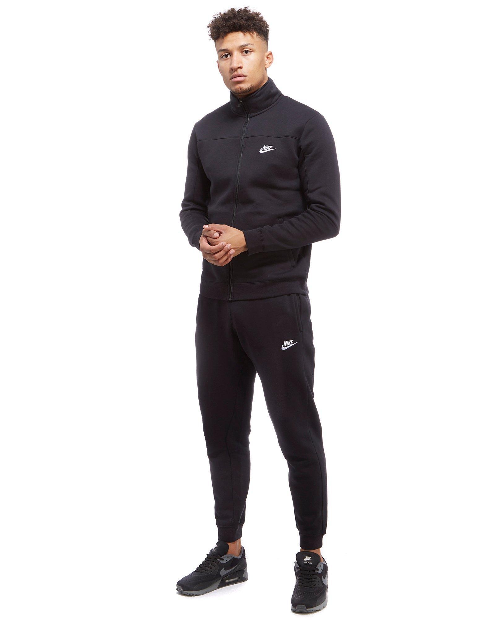 Nike Season 2 Fleece Tracksuit in Black/White (Black) for Men - Lyst