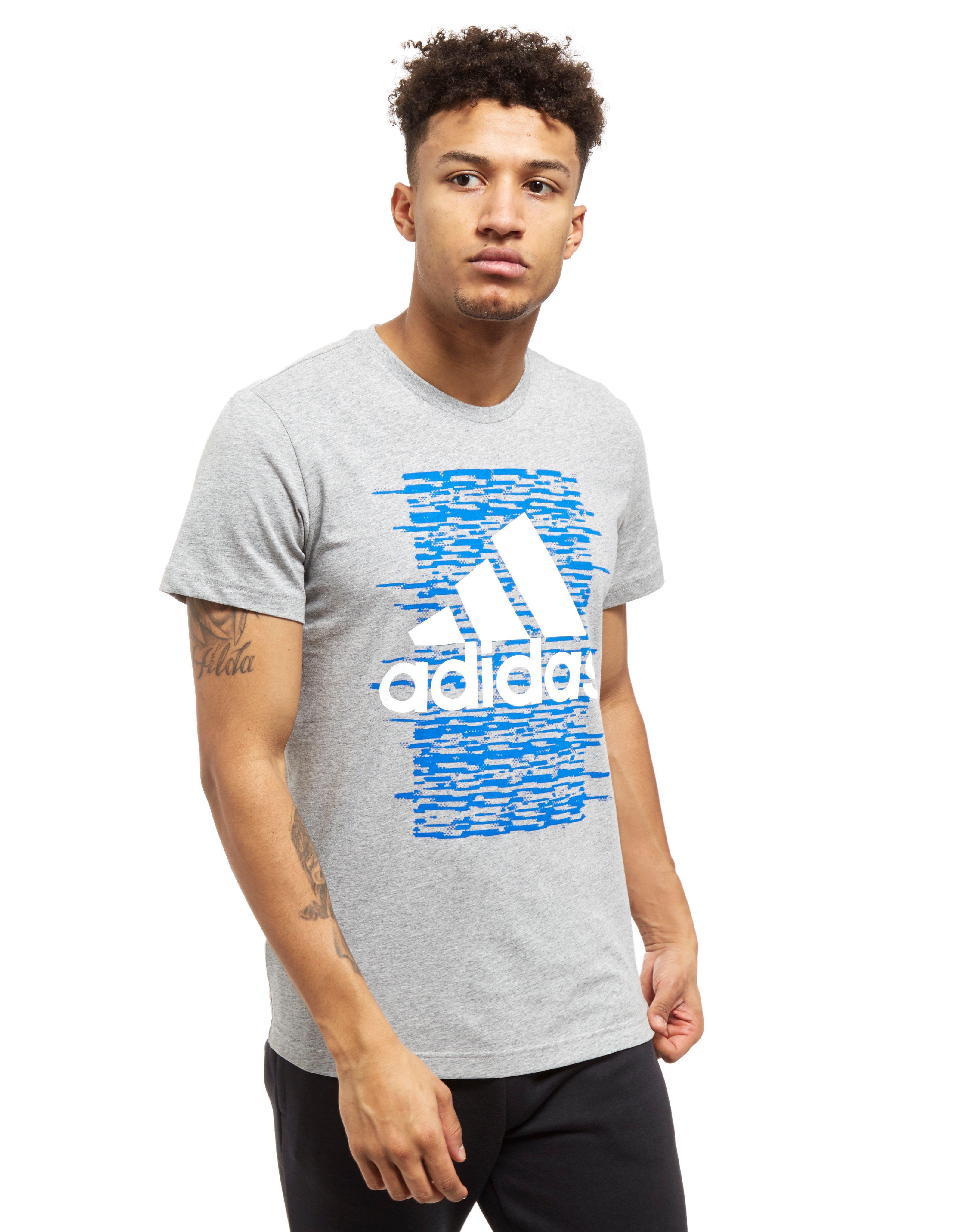 T Shirt Adidas Foil Grey - Adidas Foil T Shirt In Blue For Lyst t shirt adidas foil grey adidas foil t shirt in blue for lyst
