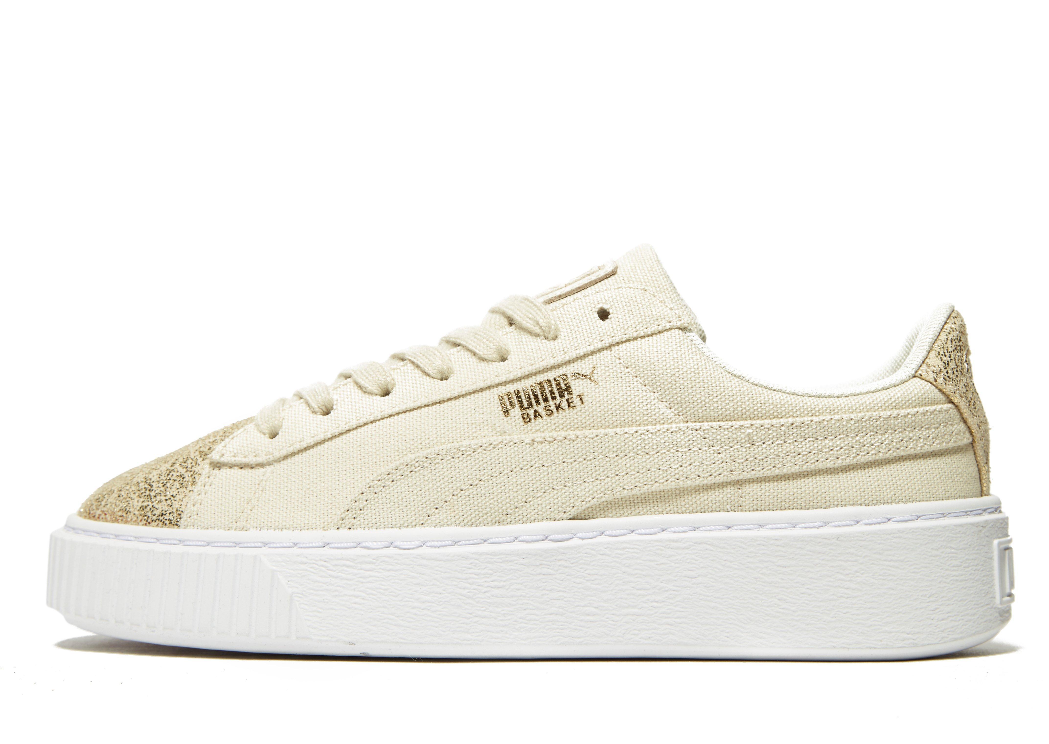 puma basket platform canvas puma basket platform canvas