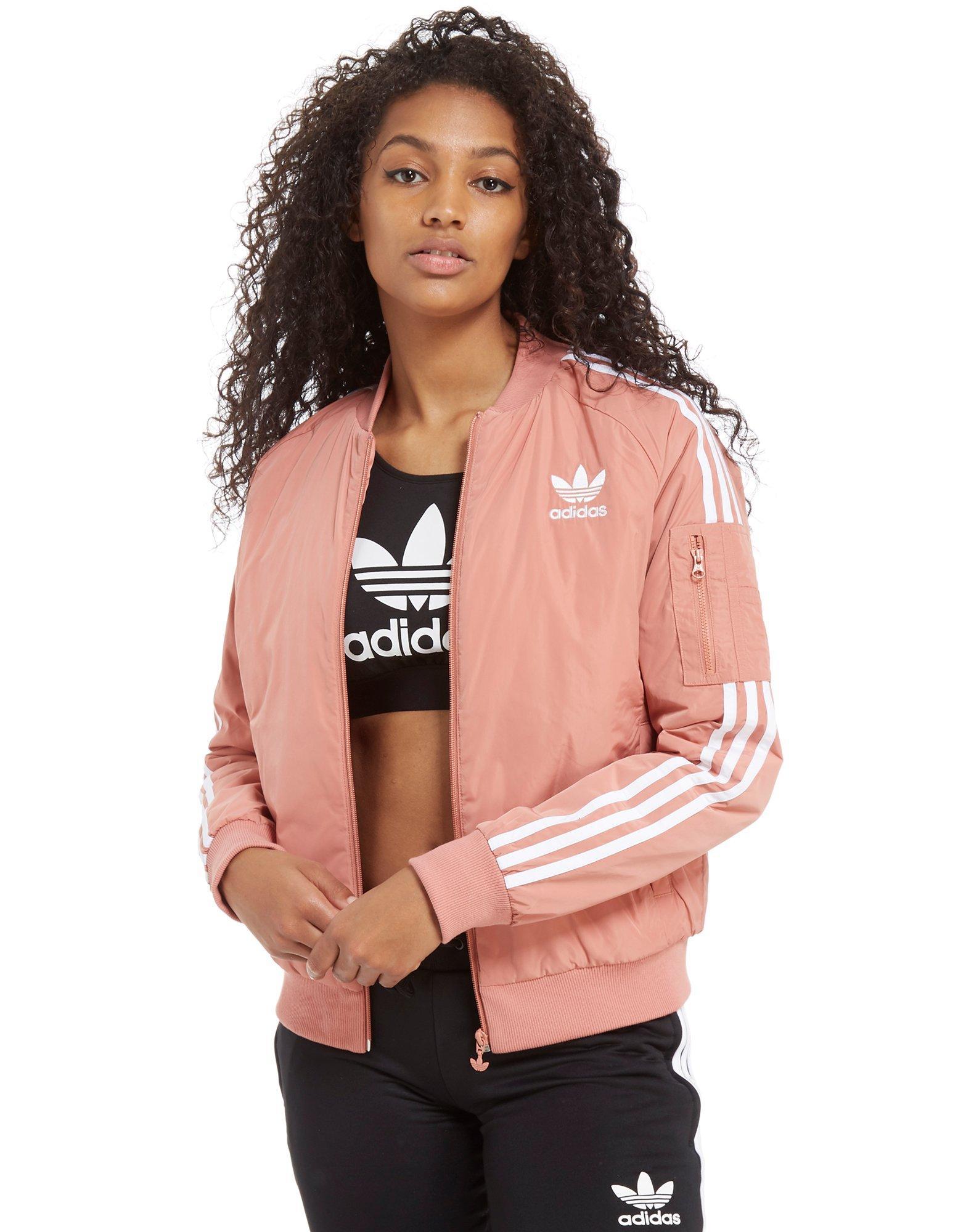 Adidas Originals Superstar Jacket In Pink Lyst Gallery Previously Sold At Jd Sports