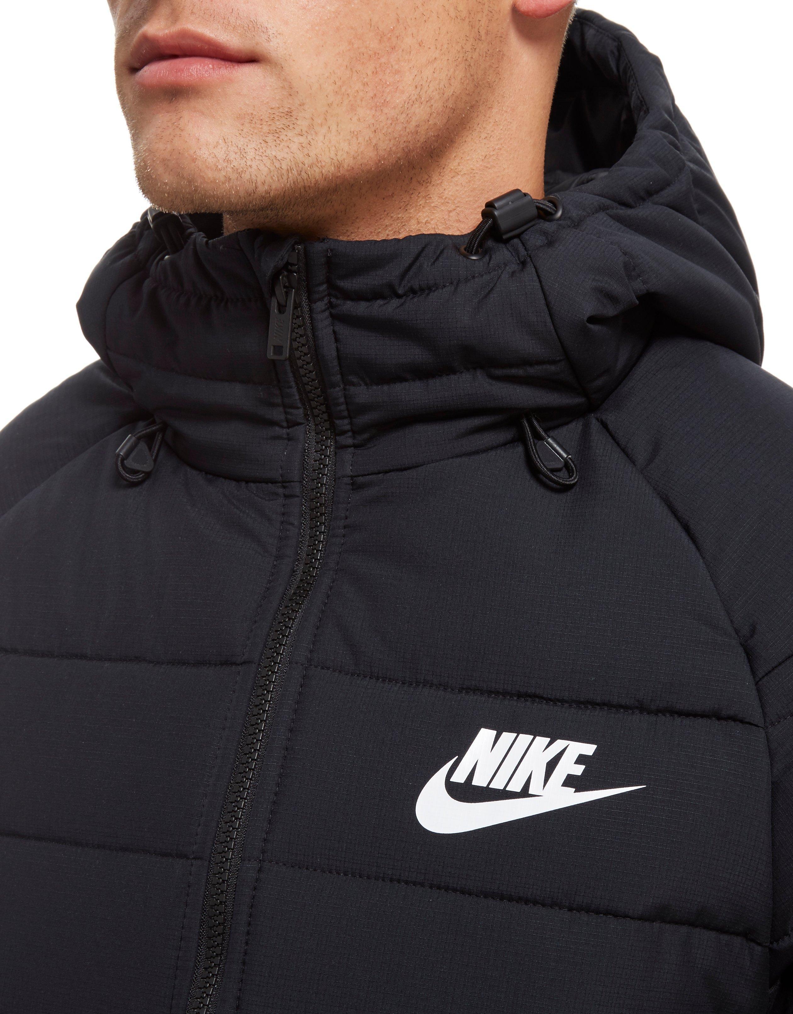 Lyst - Nike Sportswear Hooded Down Jacket in Black for Men