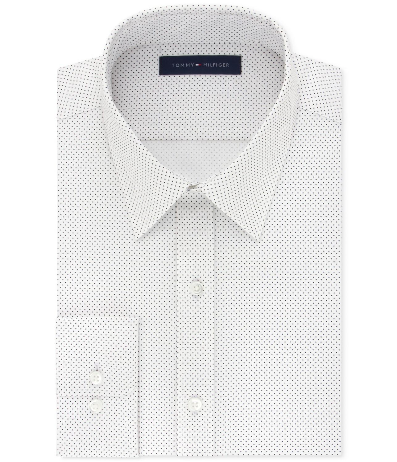 Lyst Tommy Hilfiger Athletic Fit Flex Button Up Dress Shirt in White
