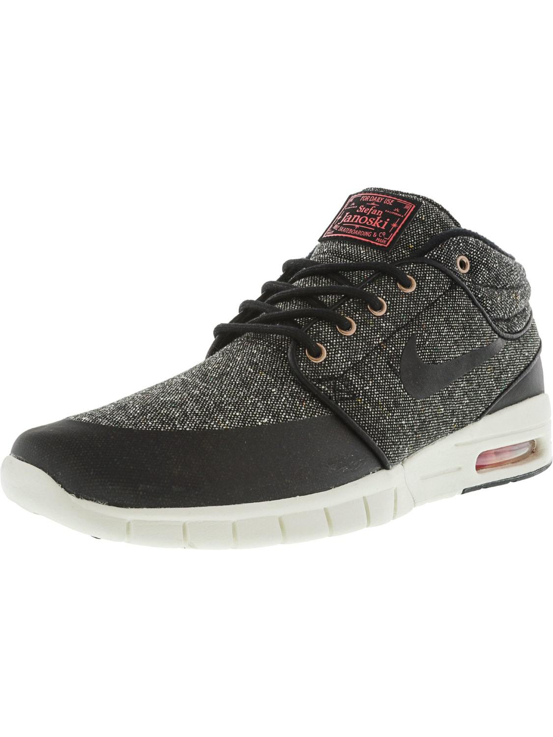 Lyst - Nike Stefan Janoski Max Mid Black / Laser Crimson Sail Mid ... Nike