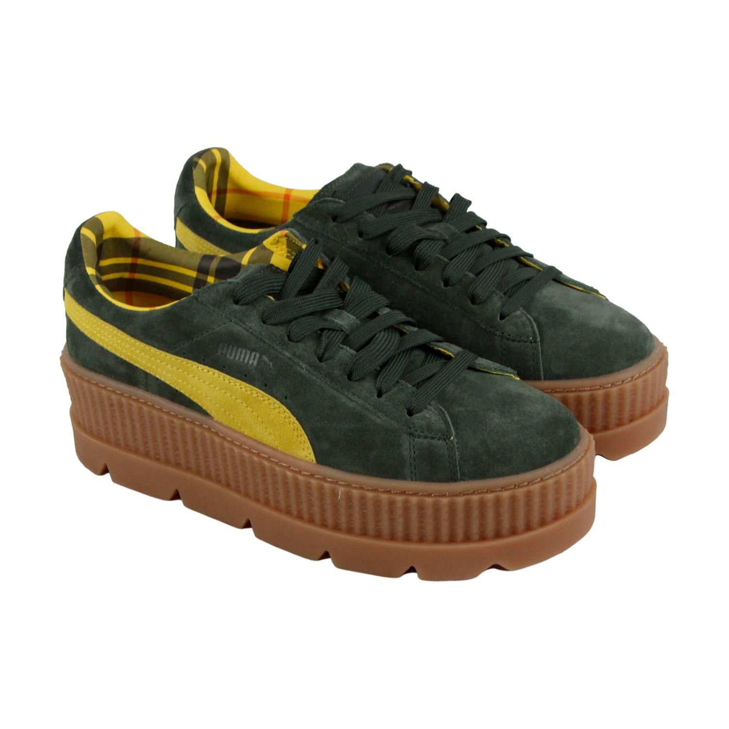 Lyst - PUMA Fenty By Rihanna Suede Cleated Creeper Casual Athletic ...