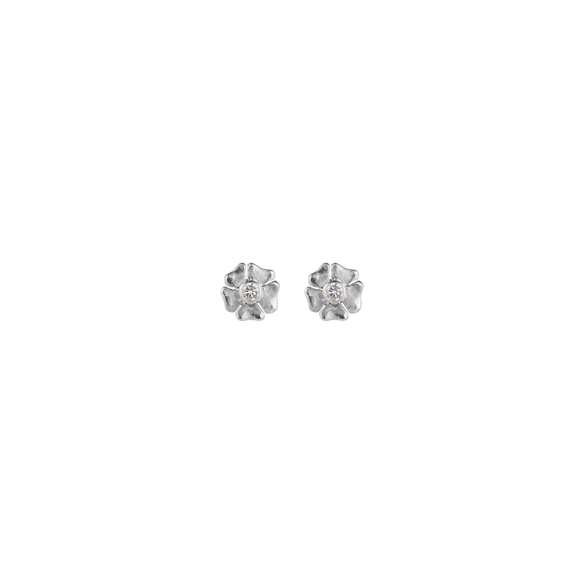 Lyst Luke Goldsmith Palladium And Diamond Studs Luke Goldsmith Women S Palladium And Diamond Studs