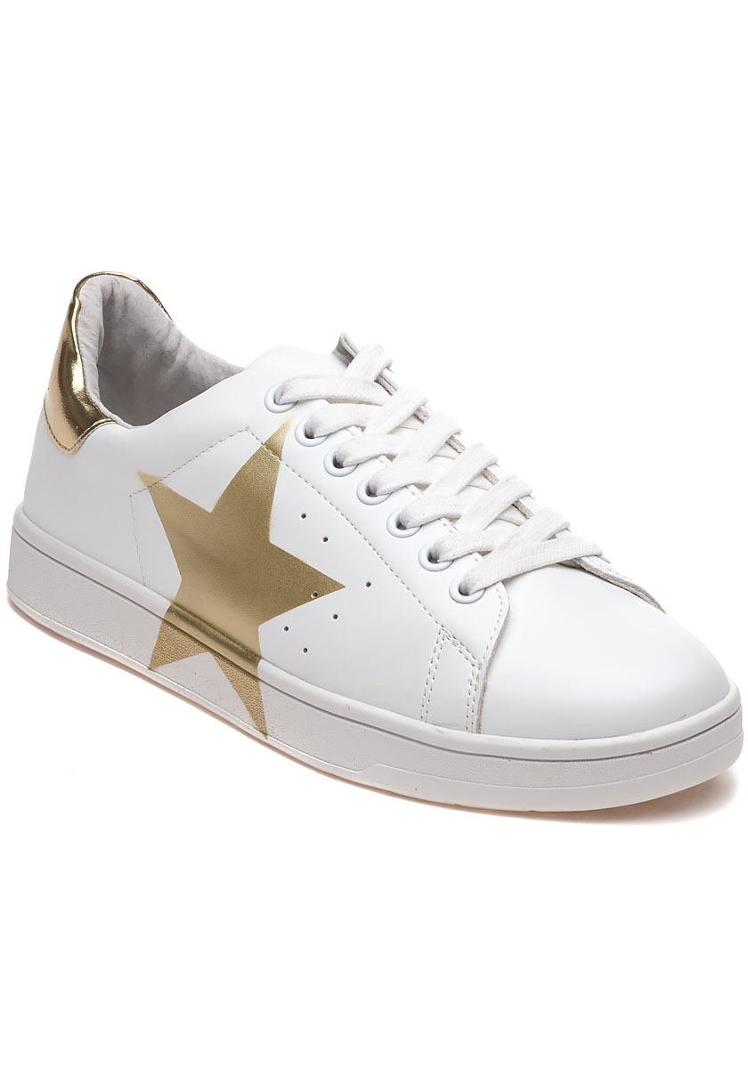 Five Star App >> Lyst - Steve Madden Rayner White And Gold Star Sneaker for Men Five Star App >> Lyst - Steve Madden Rayner White And Gold Star Sneaker for Men