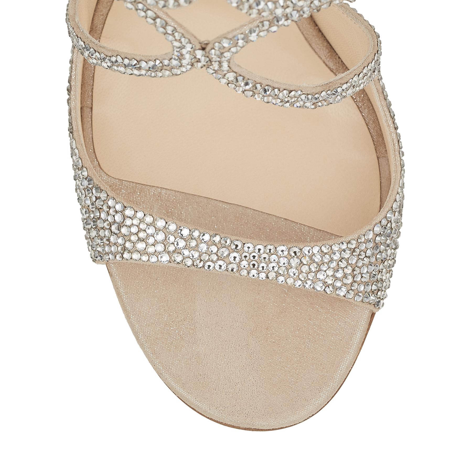 jimmy choo nude flats