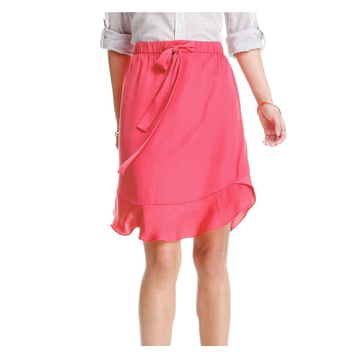 Lyst Joe fresh Tulip Hem Skirt in Pink