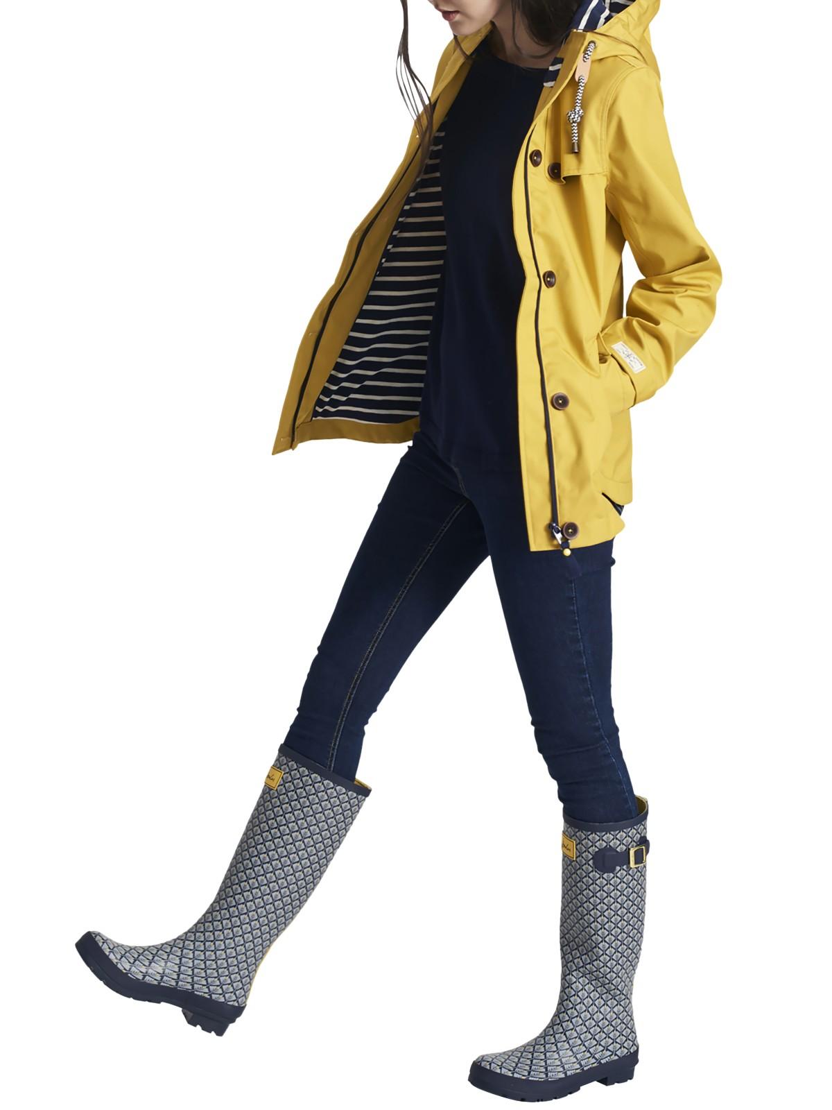 Joules Right As Rain Coast Waterproof Jacket in Yellow Save 56 Lyst