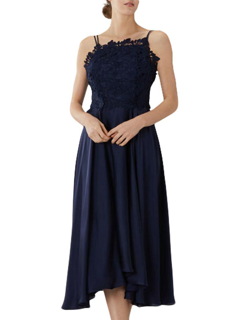 janie lace midi dress