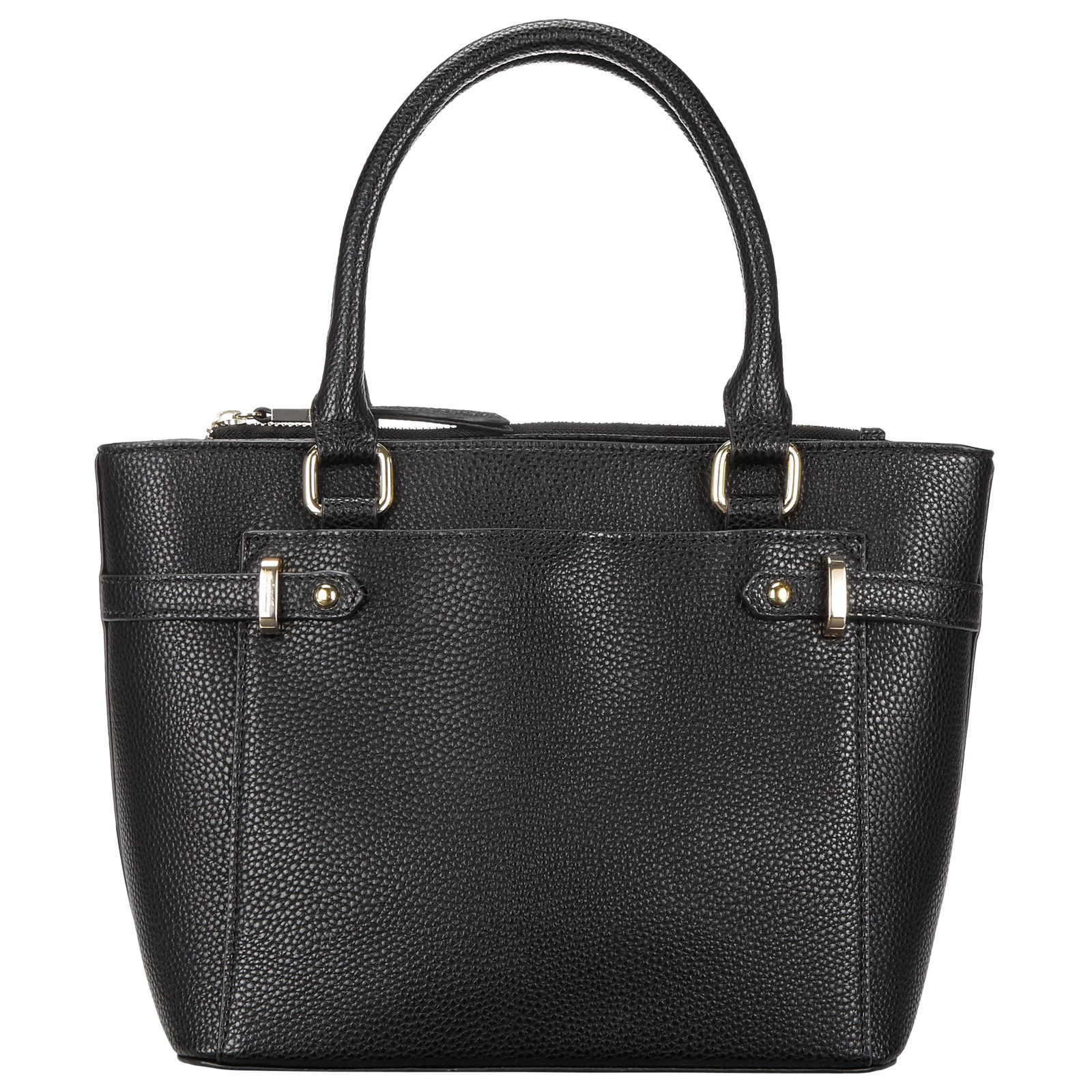 John Lewis Leather Pippa Small Grab Bag in Black - Lyst