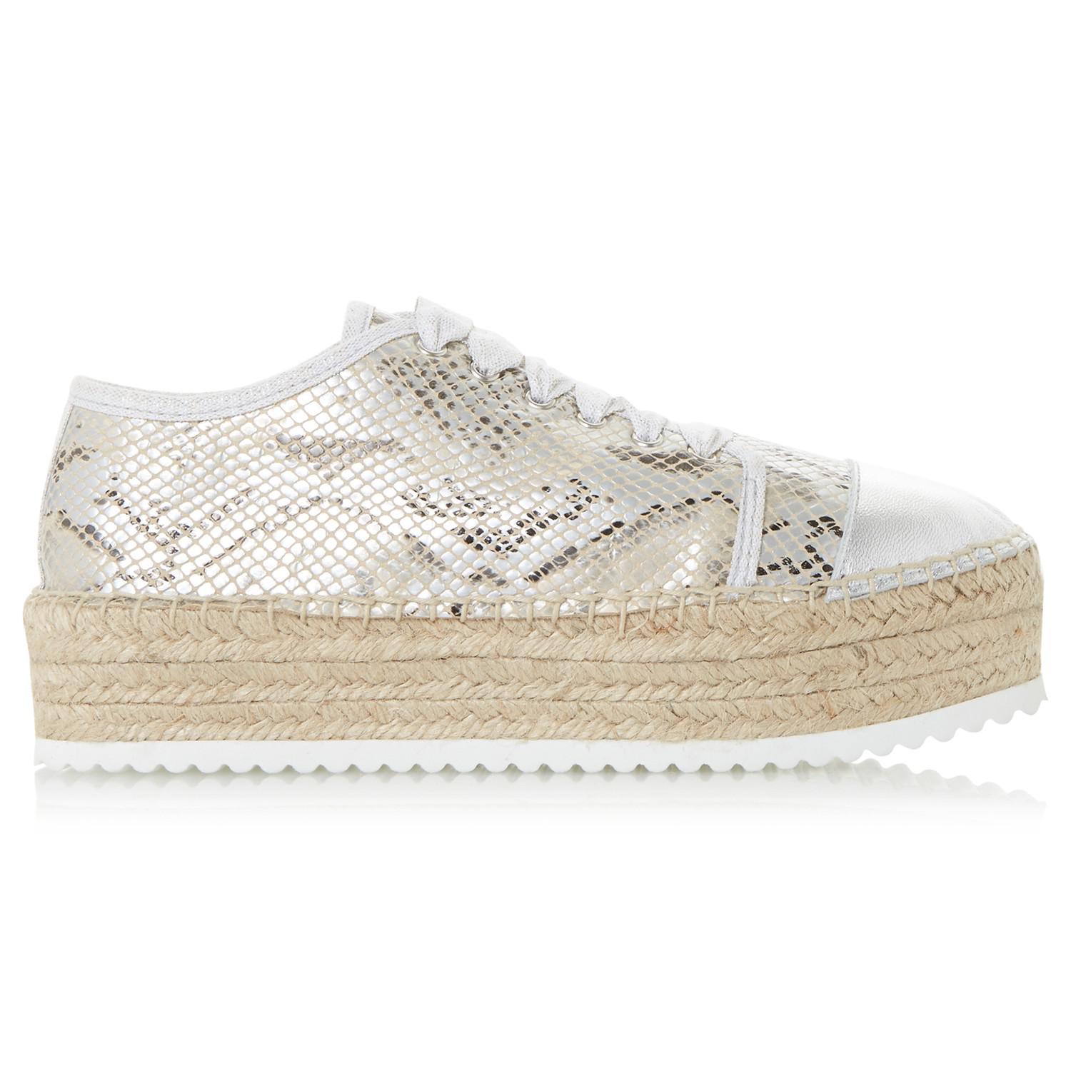 espadrille flatform trainers