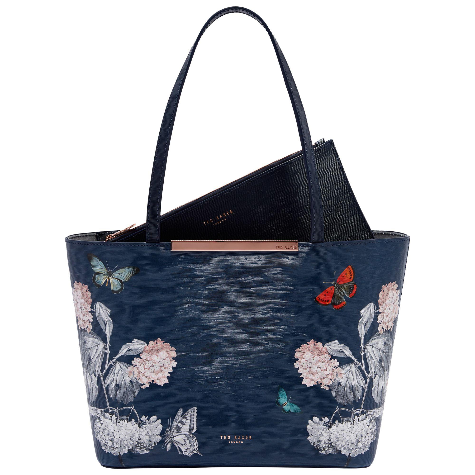 Ted Baker Noema Narrnia Leather Small Per Bag In Blue Lyst View Fullscreen