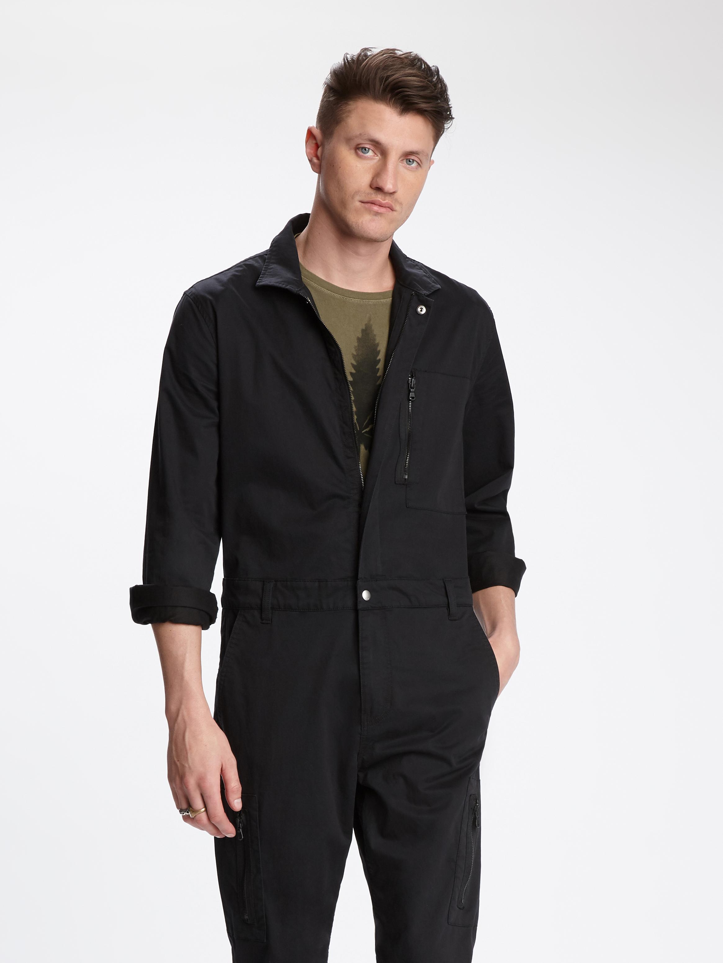 John Varvatos Mattey Mechanic Suit in Black for Men Lyst
