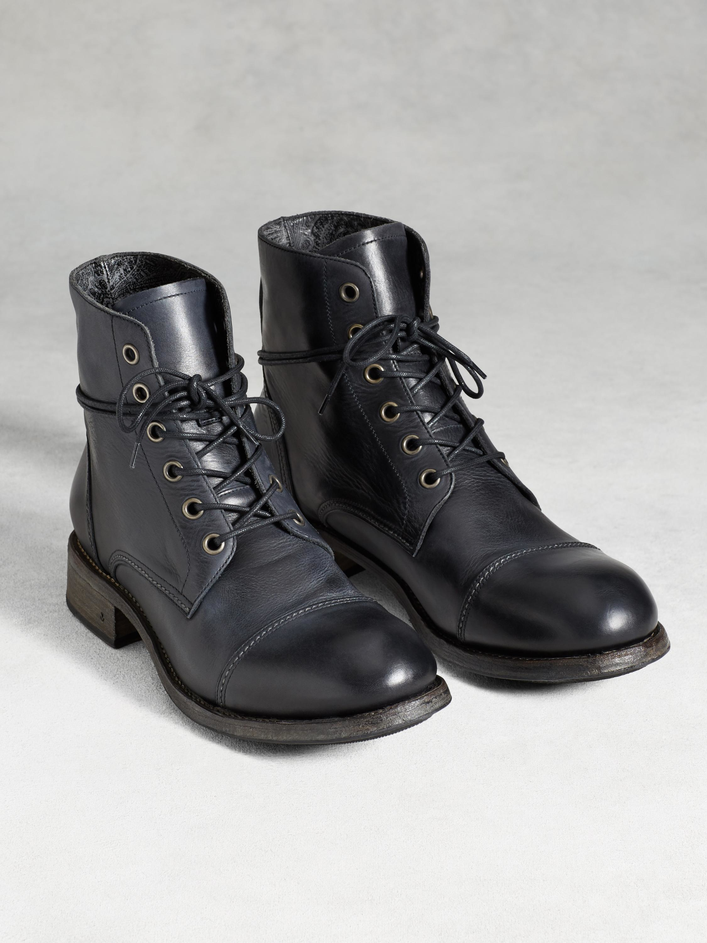Lyst - John Varvatos Vintage Lace Boot in Black for Men Gallery