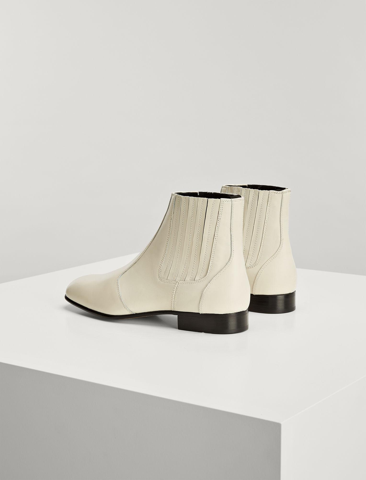 white calf boot