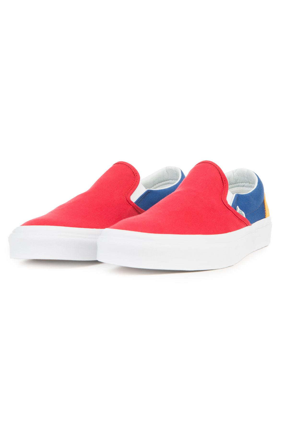 Lyst - Vans The Men's Classic Slip-on In Yacht Club Red; Blue And Yellow for Men