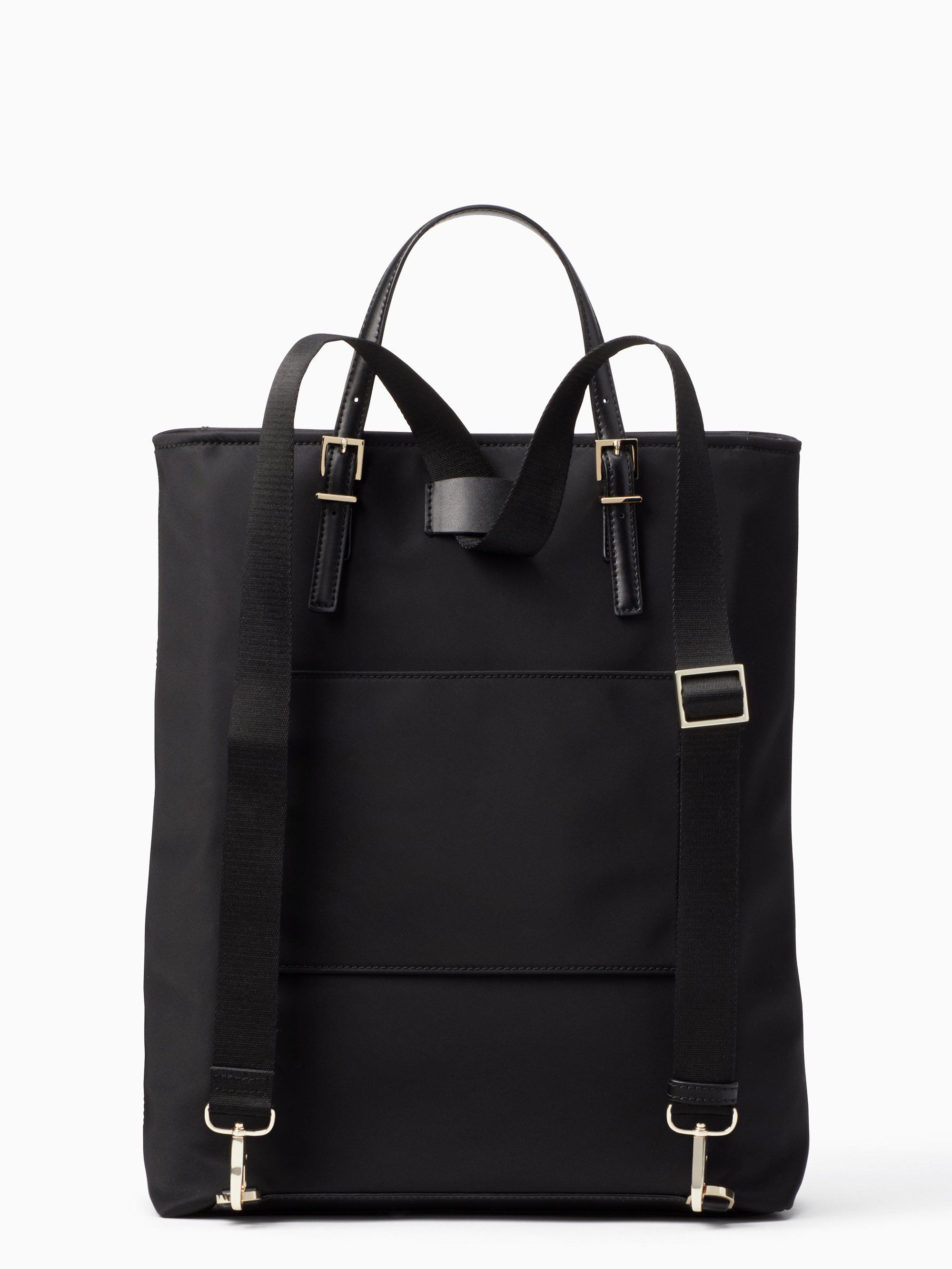 Lyst - Kate Spade Convertible Backpack Laptop Bag in Black