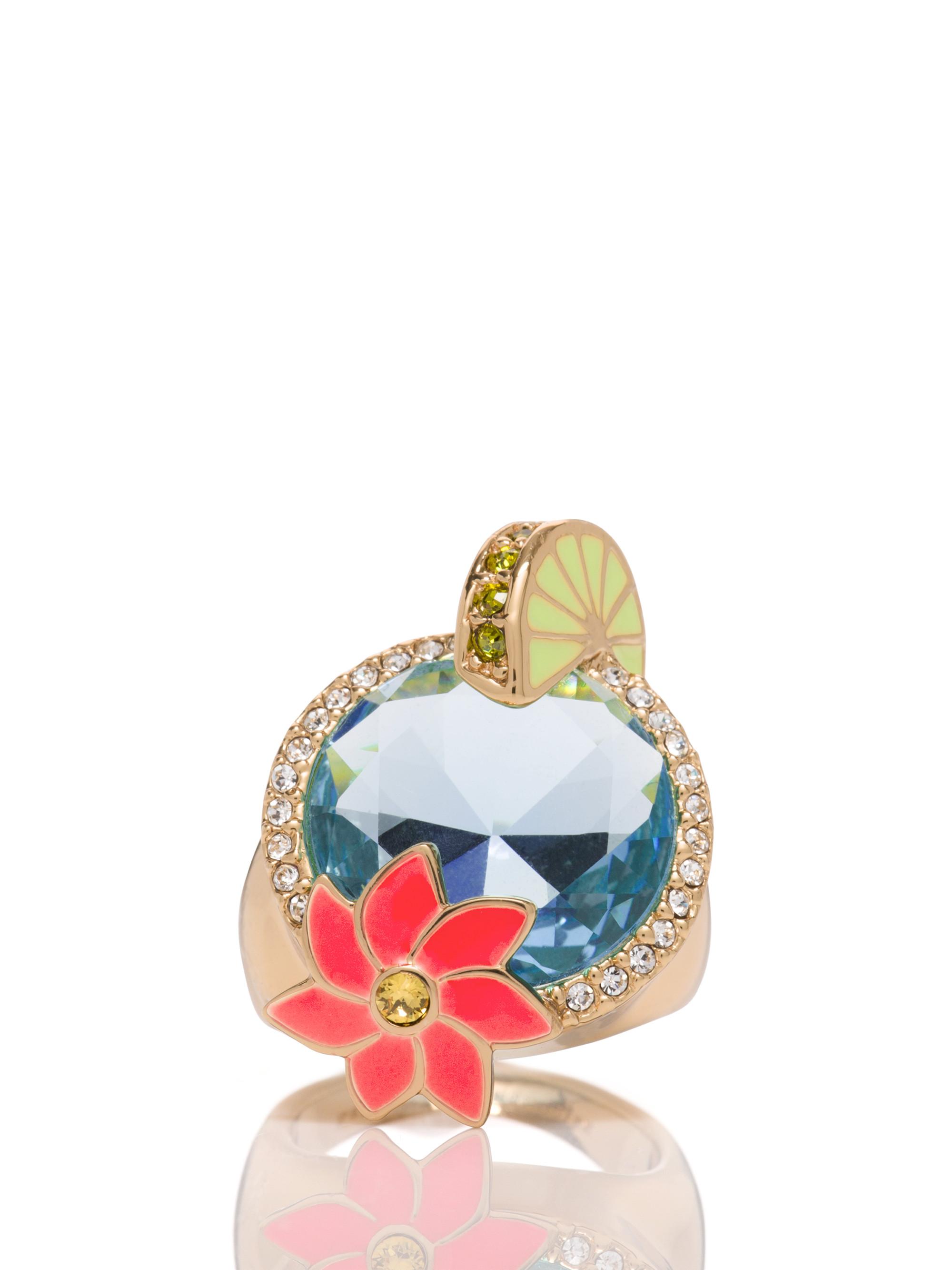 Lyst - Kate Spade Out Of Office Cocktail Ring in Blue