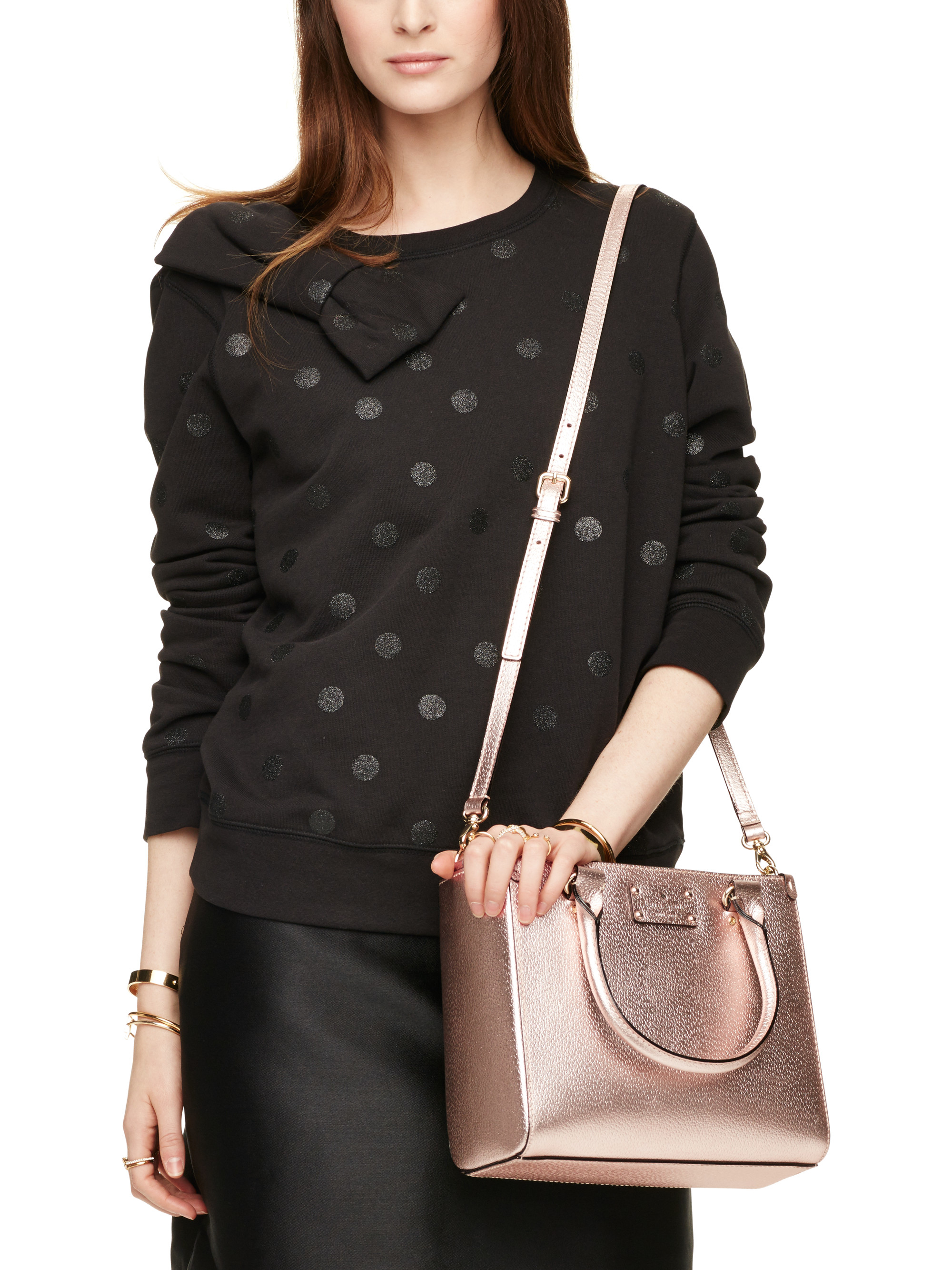 Lyst Kate Spade New York Wellesley Small Quinn In Metallic Gallery