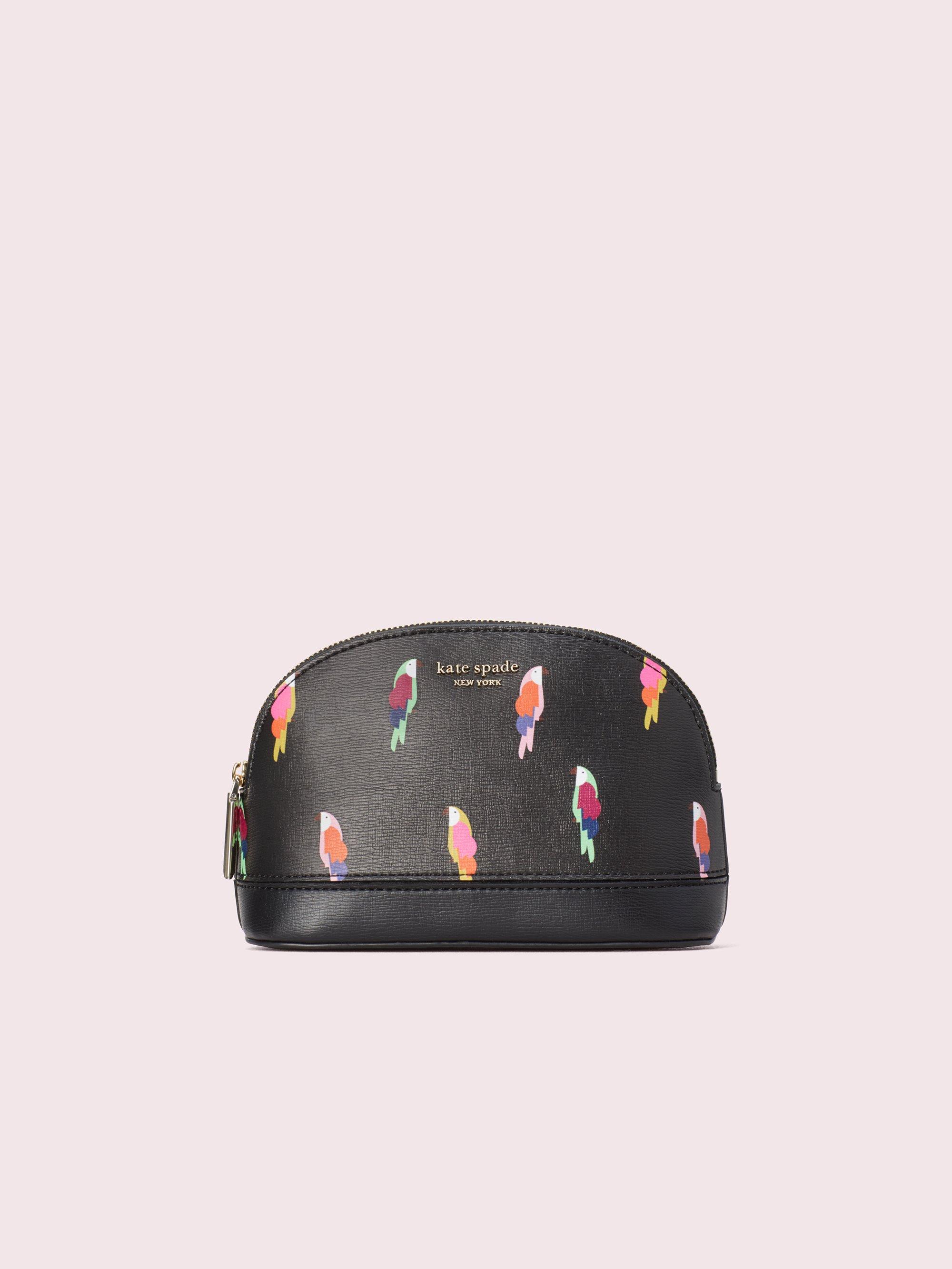Download Kate Spade Leather Sylvia Flock Party Medium Dome Cosmetic ...