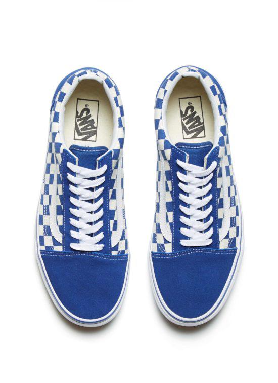 vans blue checkerboard old skool vans blue checkerboard old skool