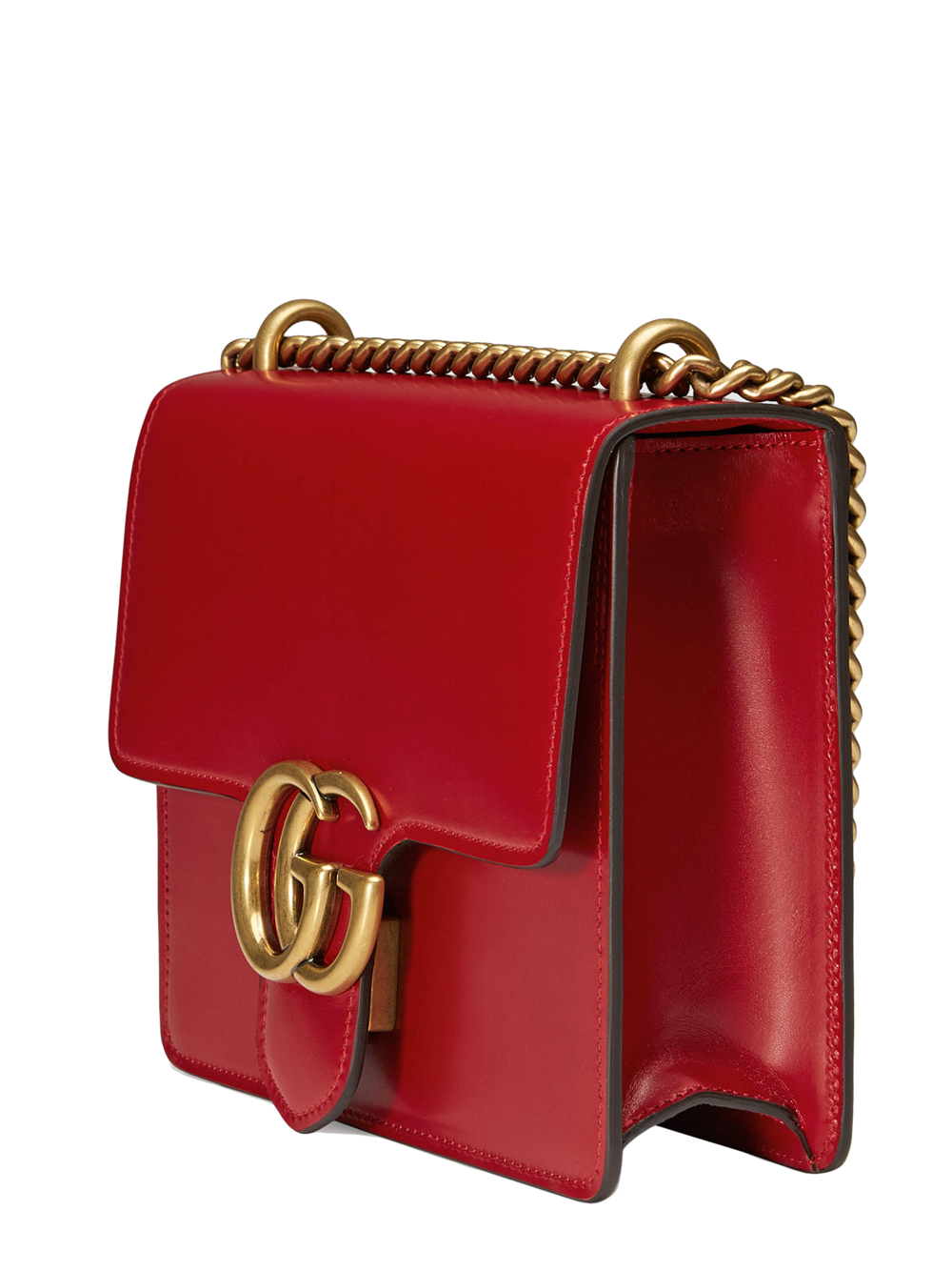 Lyst - Gucci Small Marmont Bag - Red in Red