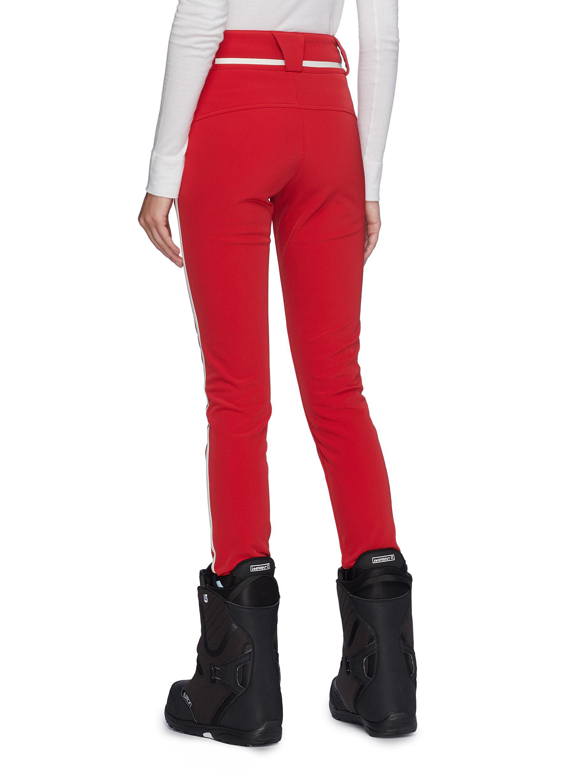 north face red ski pants