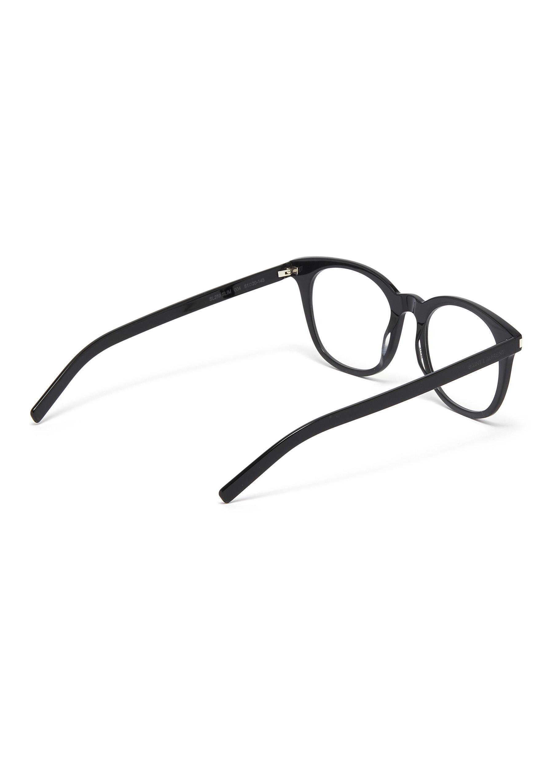 Saint Laurent Acetate Square Optical Glasses for Men - Lyst