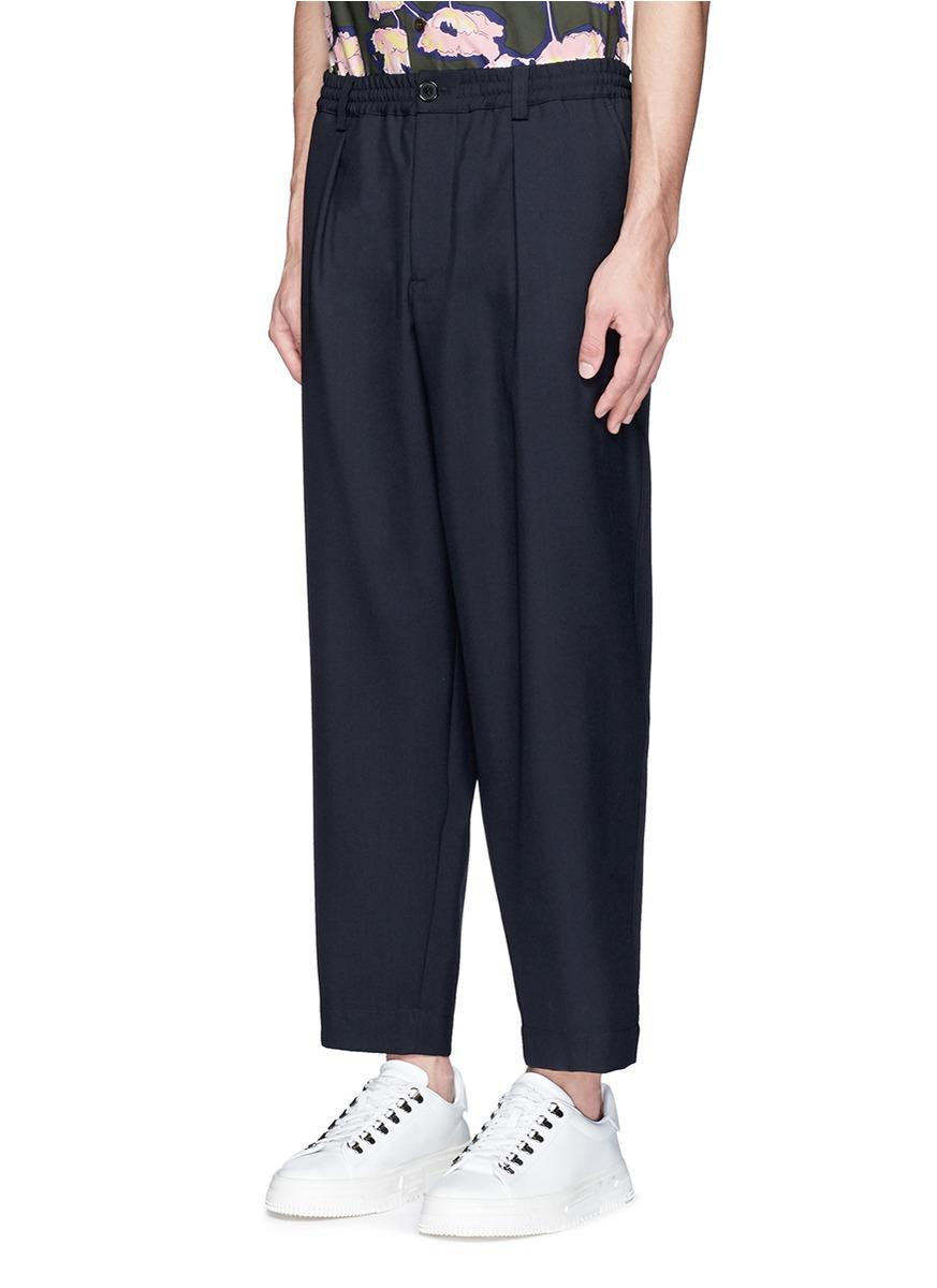 wool jogging bottoms