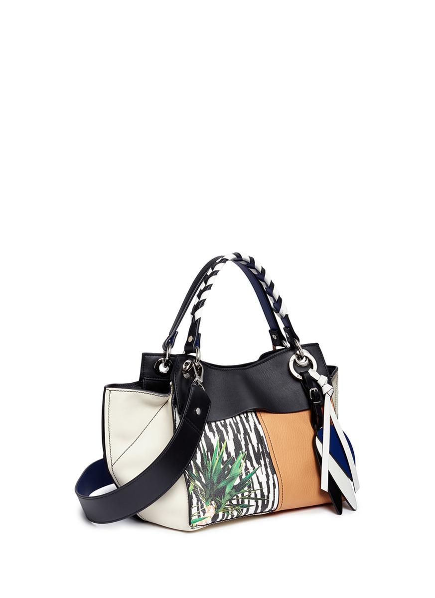 Lyst Proenza Schouler Curl Mixed Graphic Print Leather Shoulder Bag Gallery