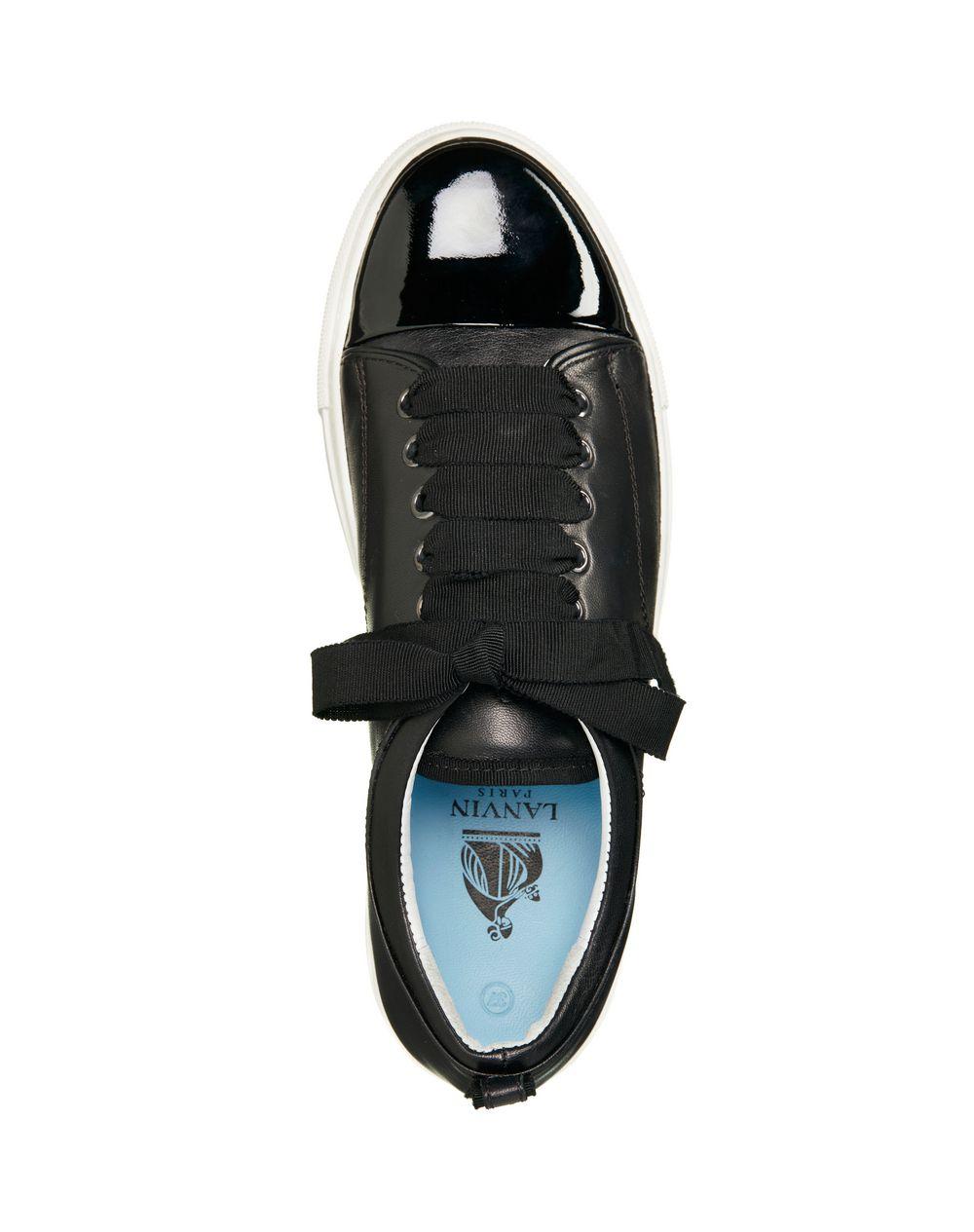 grey lanvin trainers