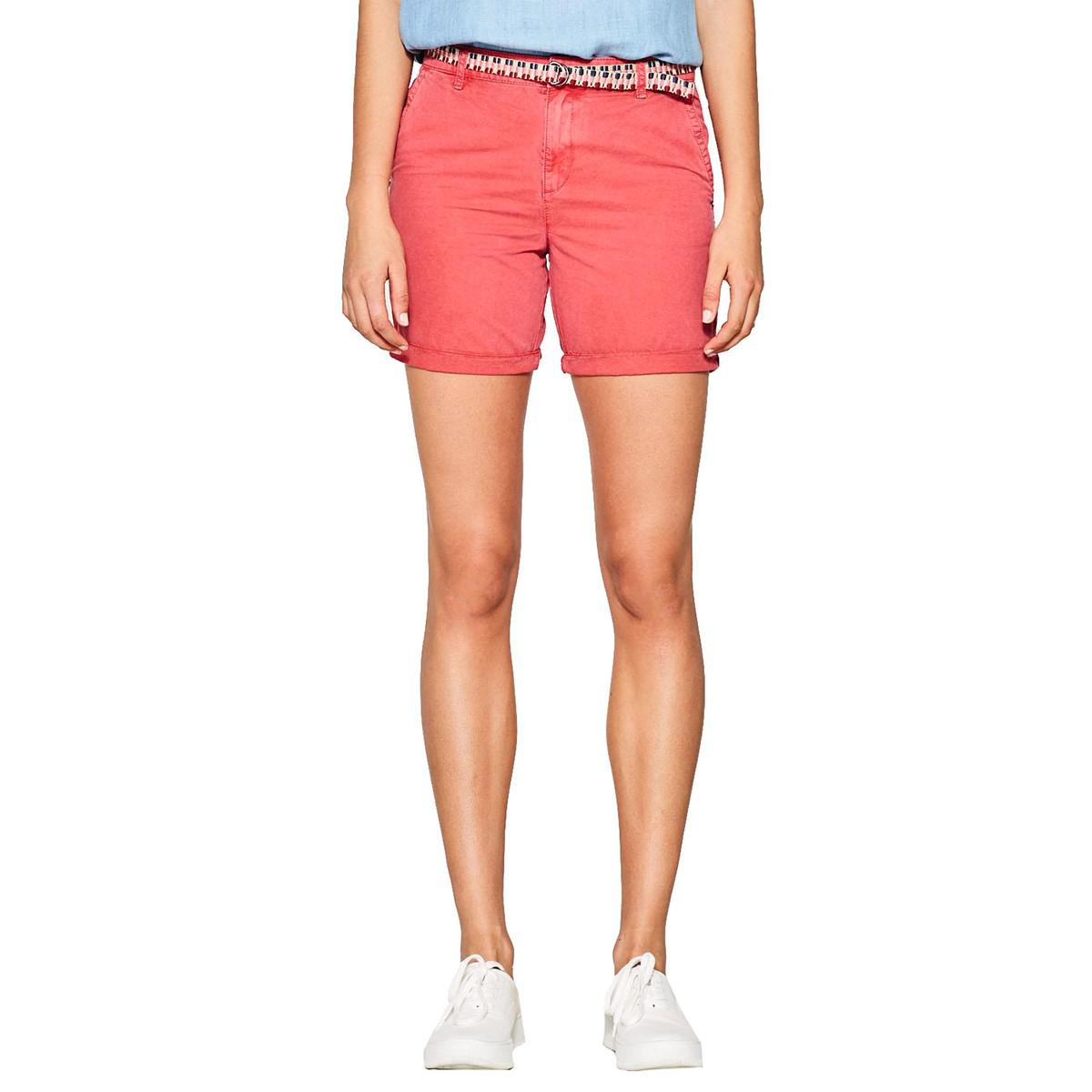 Lyst - Esprit Cotton Shorts in Pink