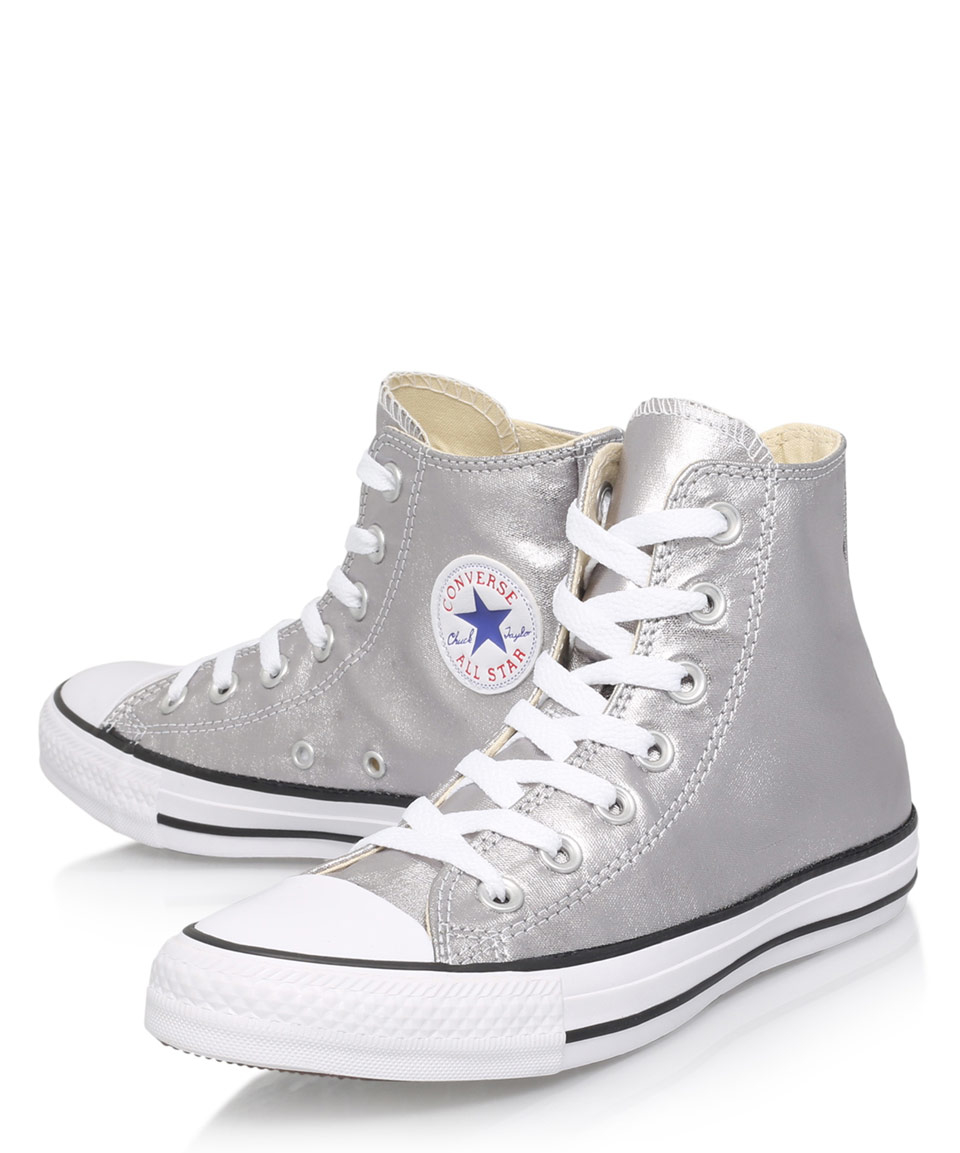 silver converse womens uk