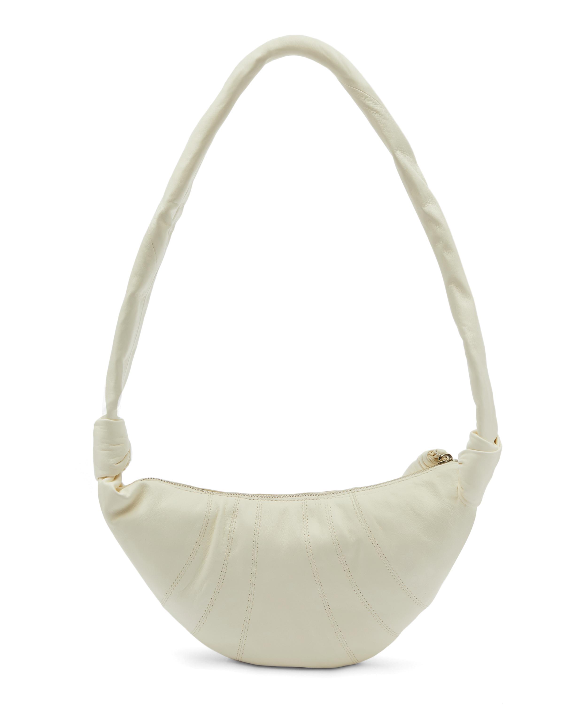 lemaire croissant bag white
