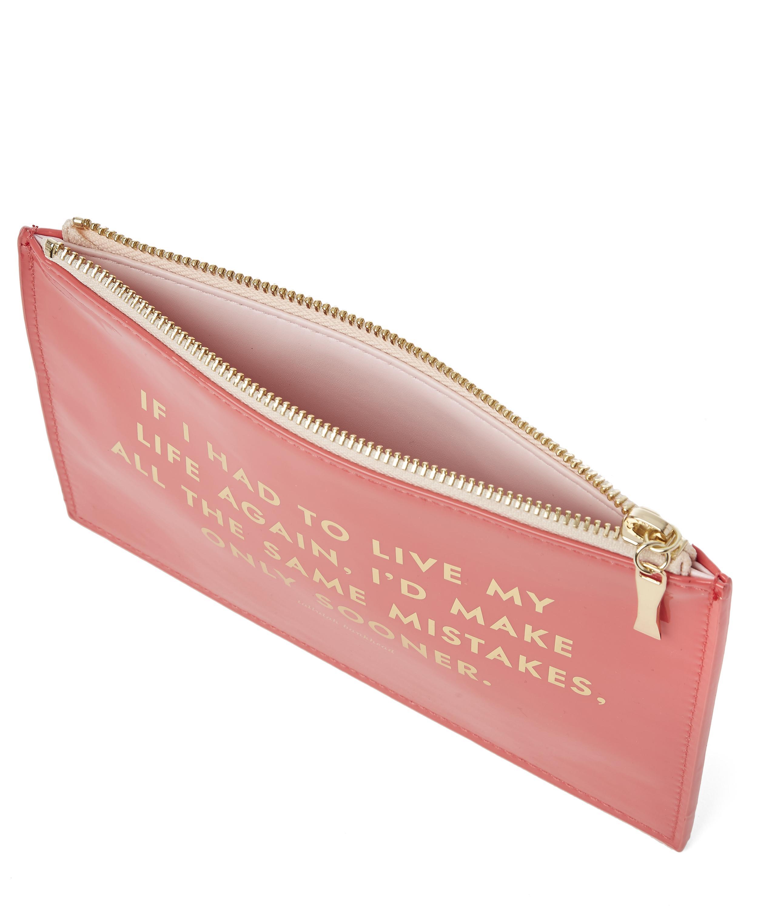 Kate Spade Same Mistake Pencil Pouch in Pink Lyst