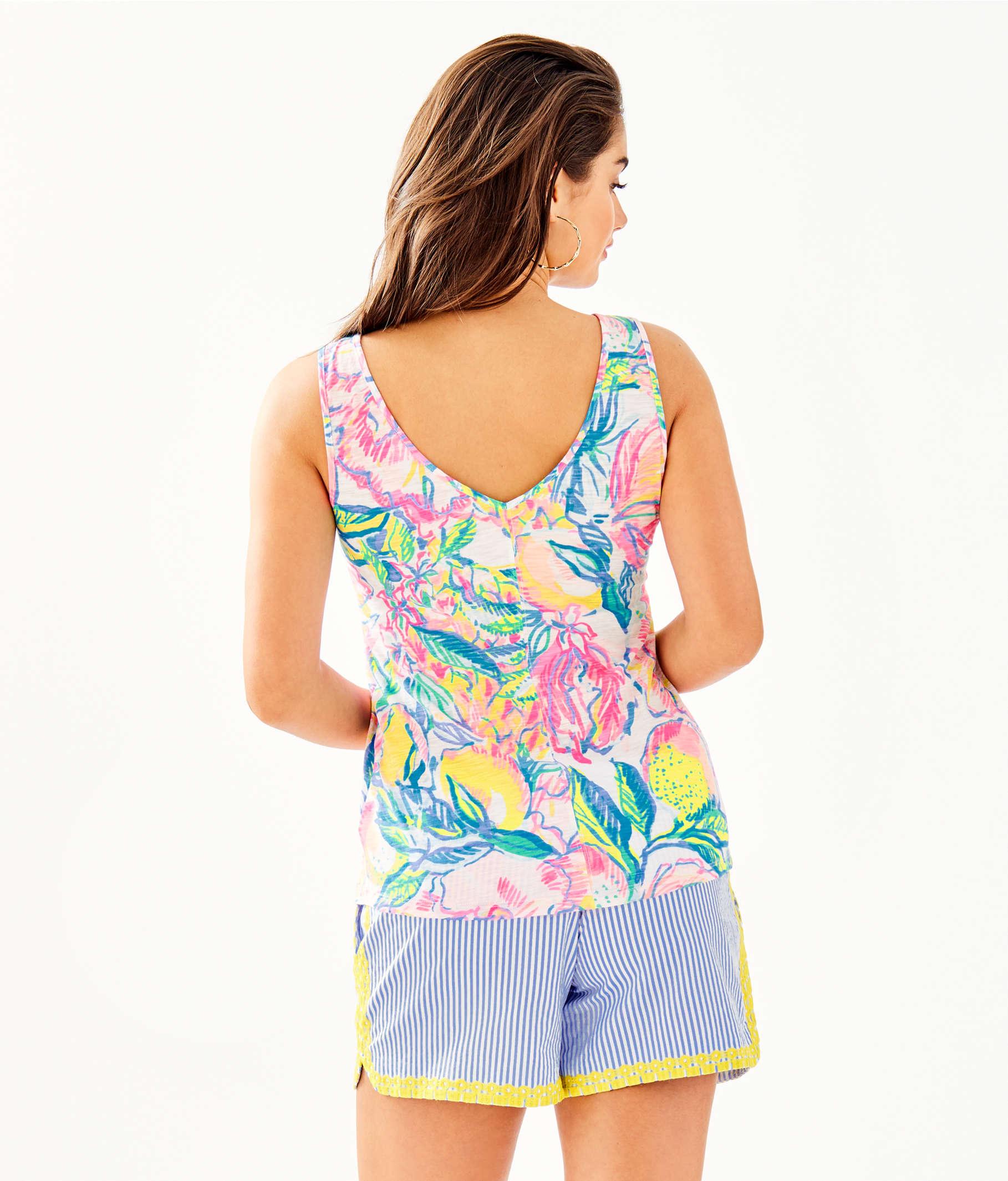 Lilly Pulitzer Gigi Tank Top in Blue - Lyst