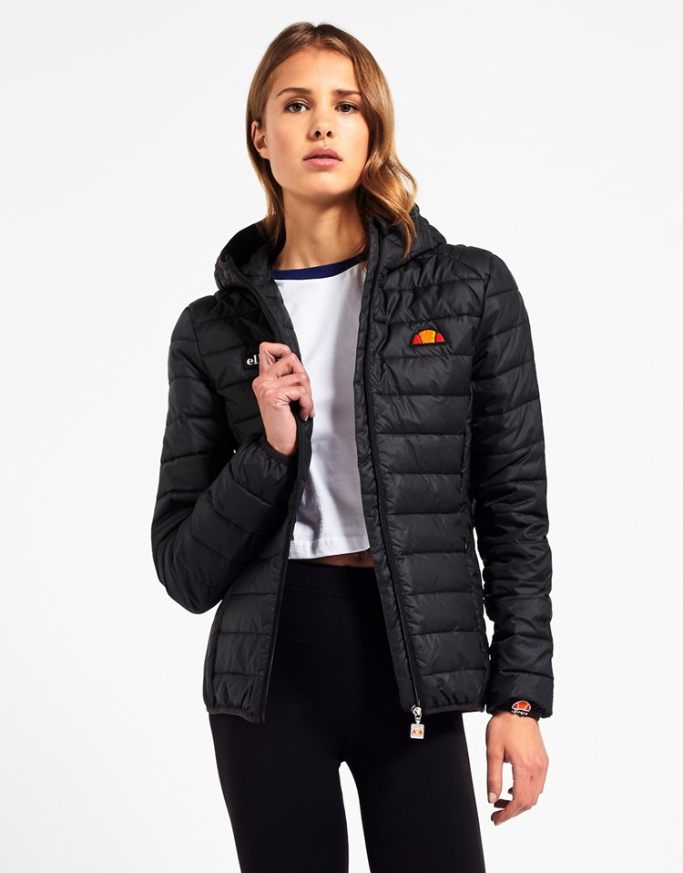 Ellesse Quilted Jacket in Blue | Lyst